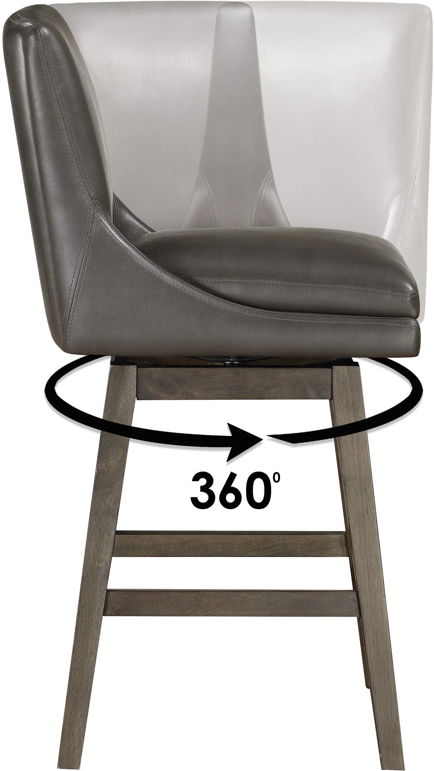 Office Star Allingham 26" Swivel Stool [ALH26] - Image 10