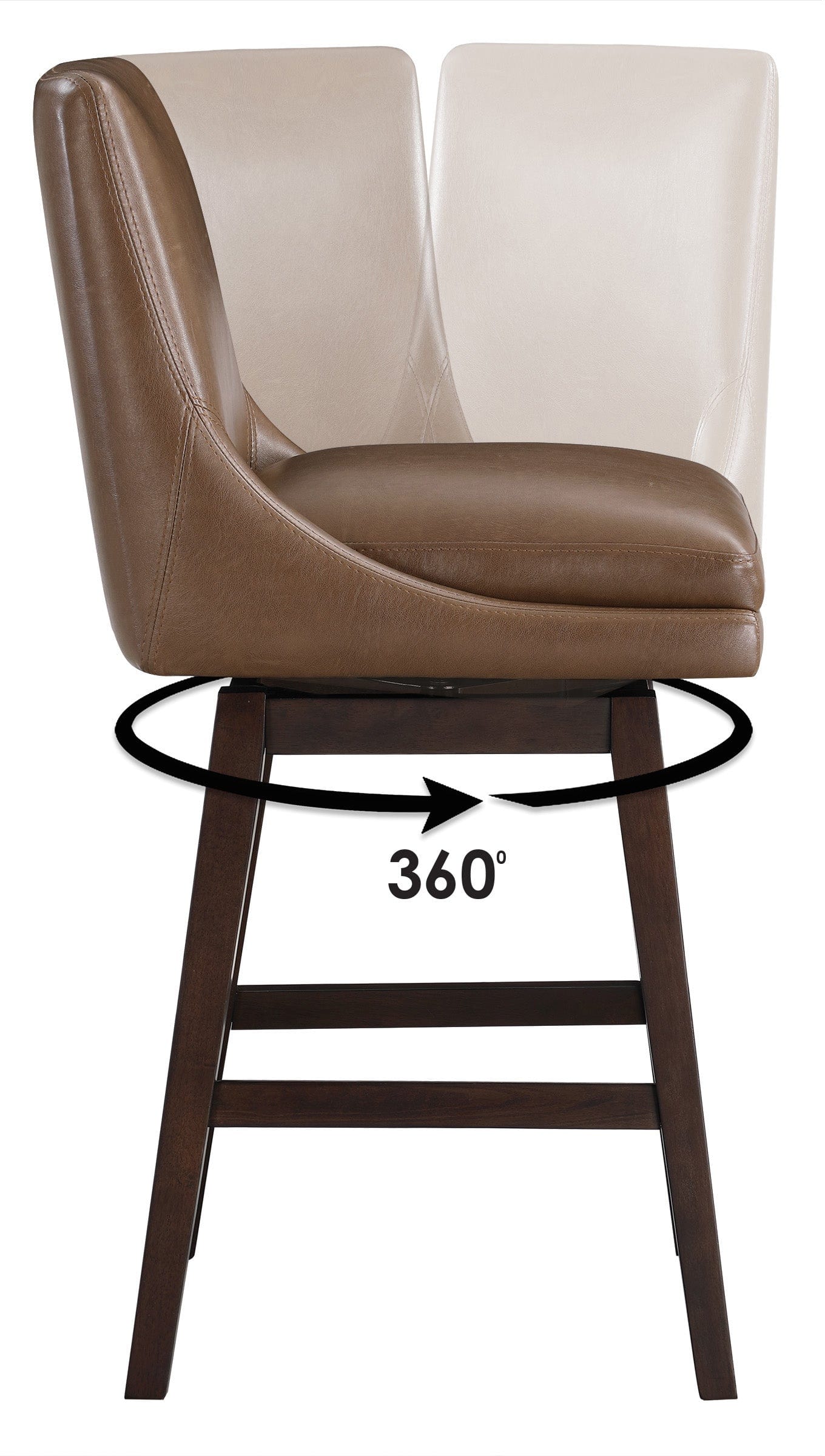 Office Star Allingham 26" Swivel Stool [ALH26] - Image 8