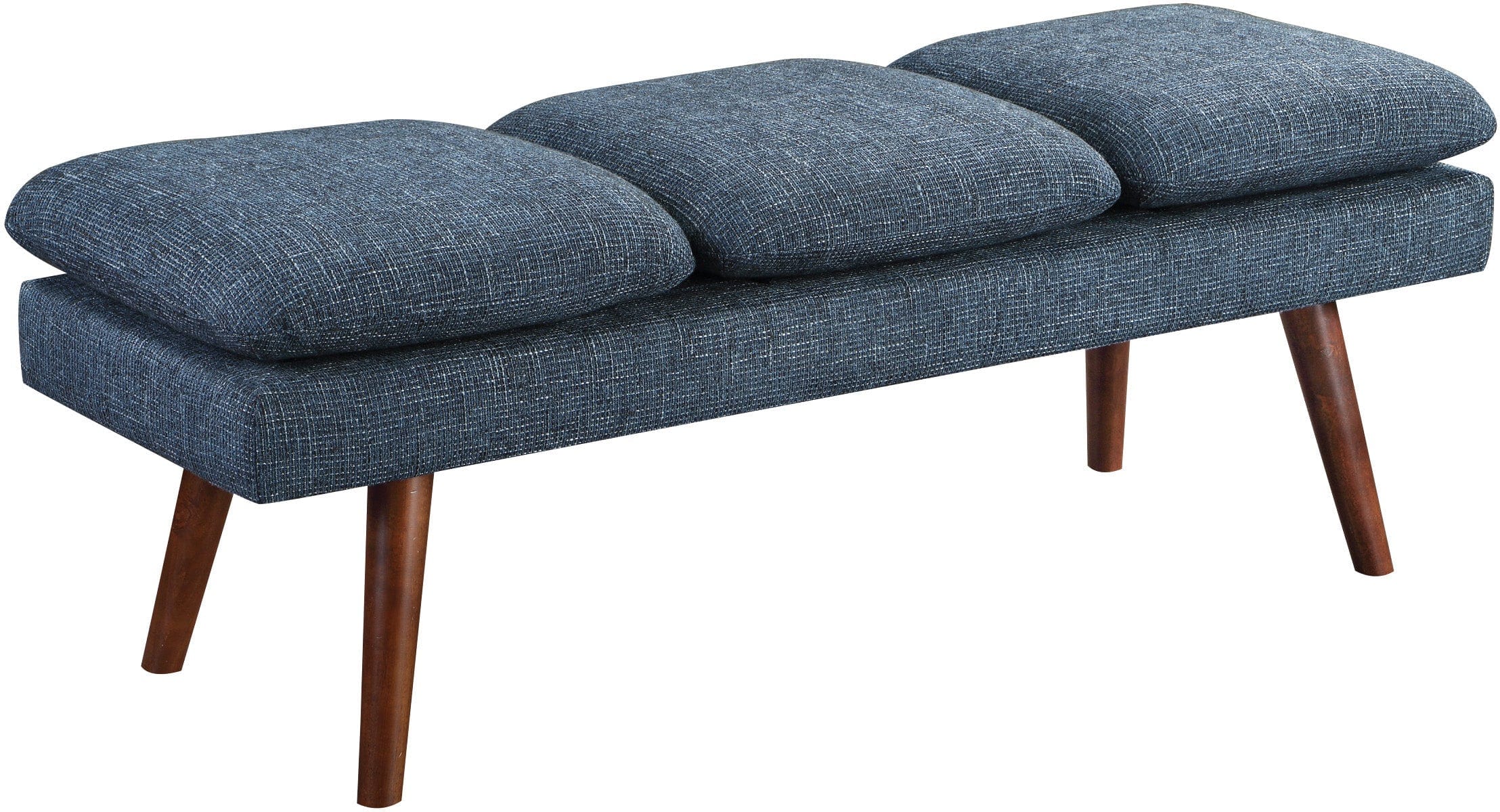 Office Star Amanda 54" Mid-Century Bench [AMD54] - Image 15