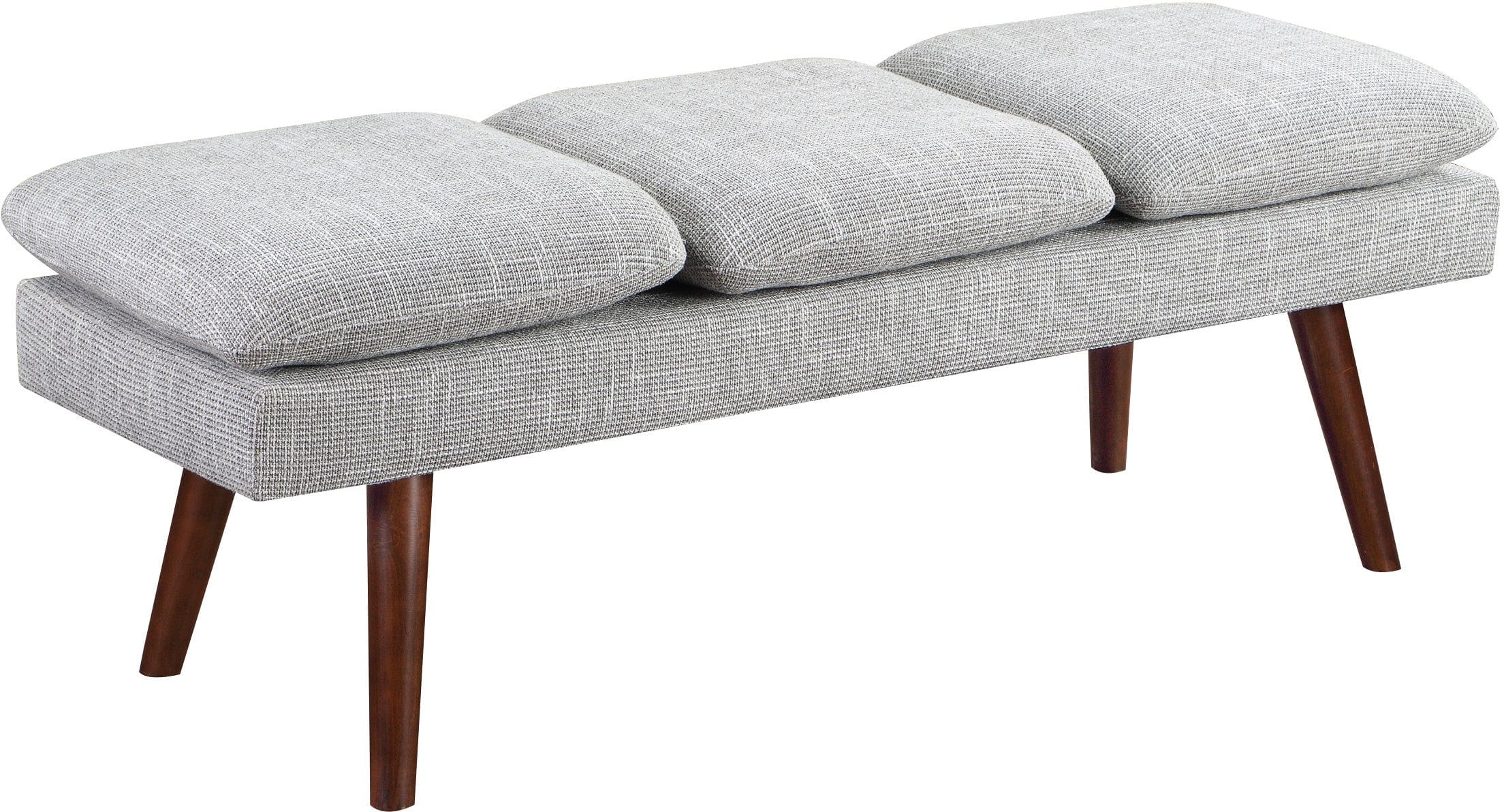 Office Star Amanda 54" Mid-Century Bench [AMD54] - Image 16