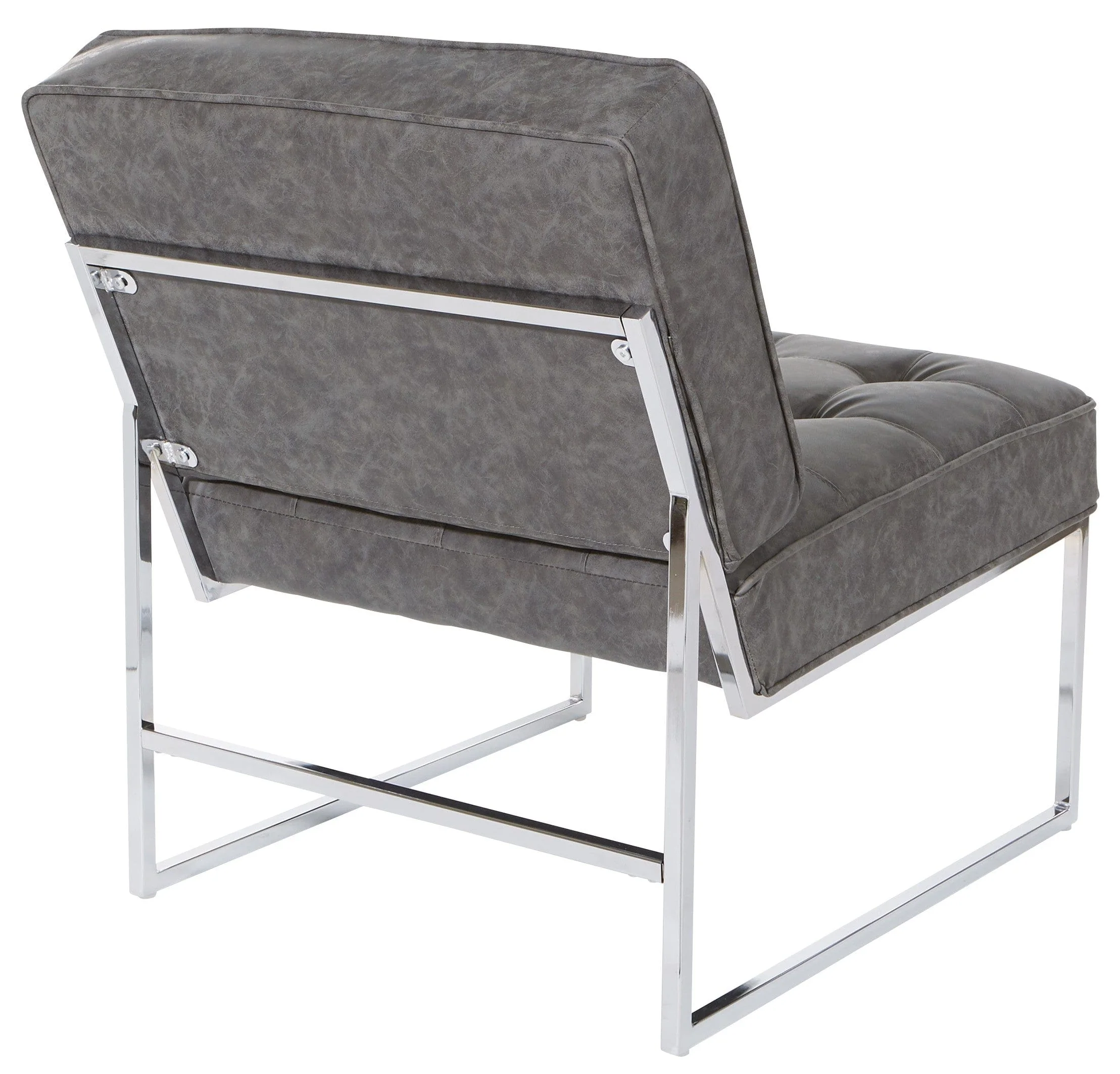 Ave Six Anthony 26” Wide Chair Chrome Base Faux Leather [ATH51] - Image 7