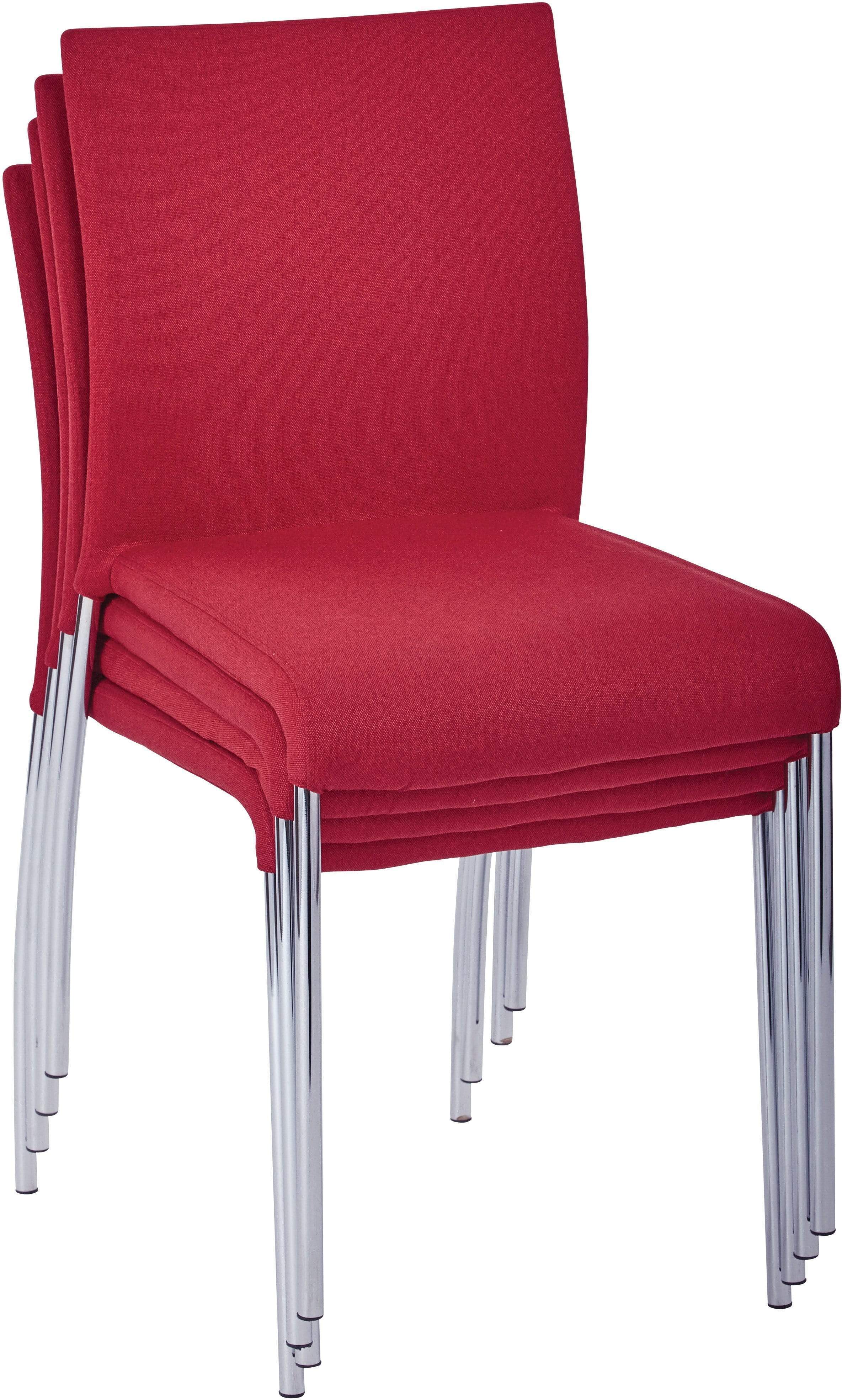Office Star Ave Six Conway Stacking Chair, Set of 4 [CWYAS4] - Image 3