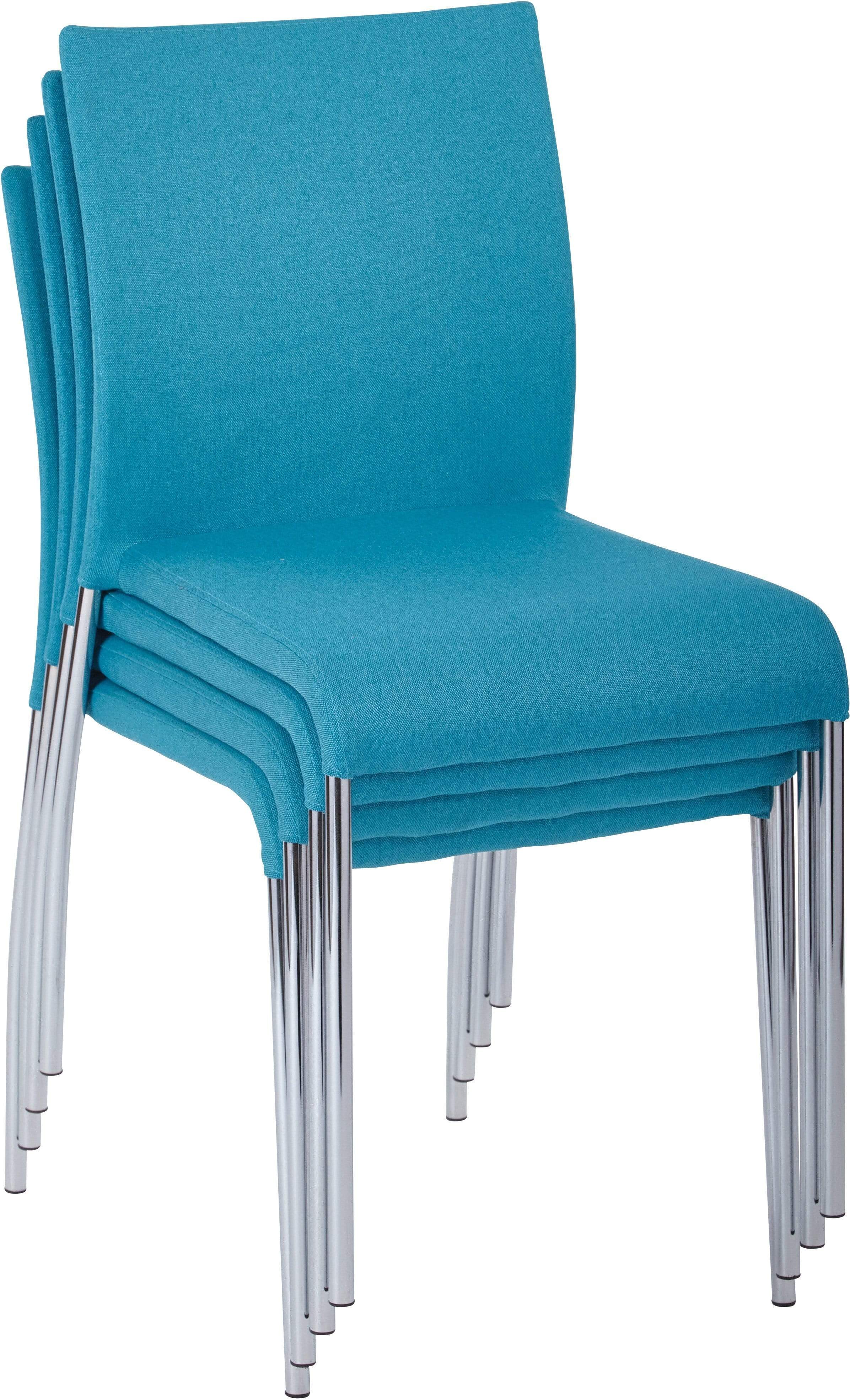 Office Star Ave Six Conway Stacking Chair, Set of 4 [CWYAS4] - Image 5