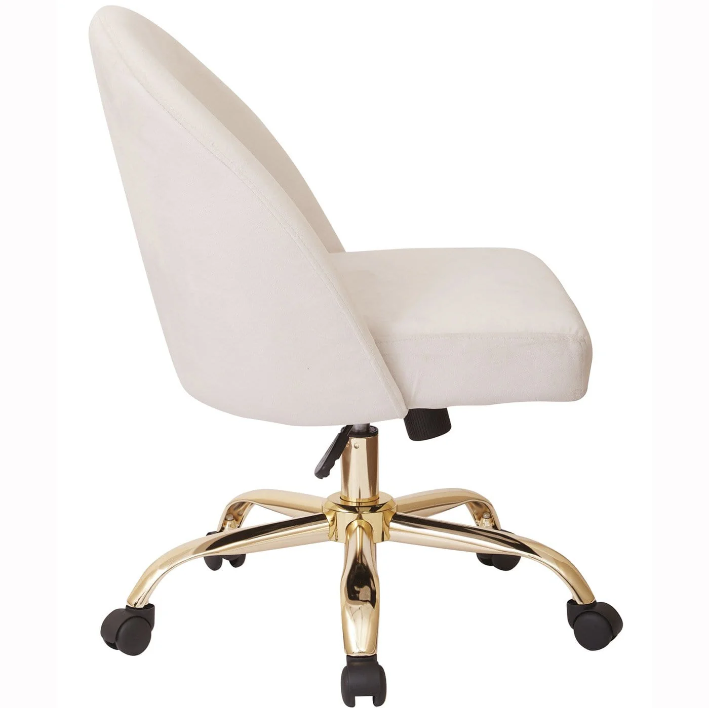 Office Star Ave Six Layton Mid Back Office Chair Velvet [FL3224G] - Image 10
