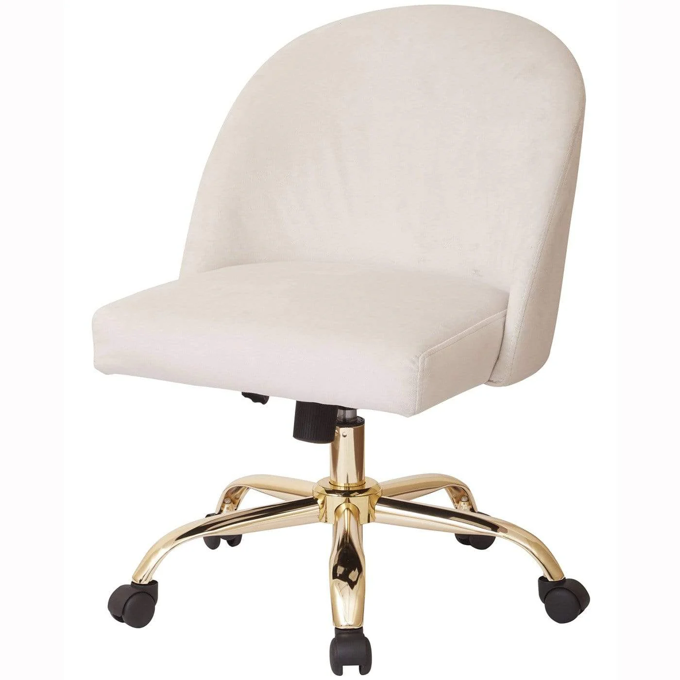 Office Star Ave Six Layton Mid Back Office Chair Velvet [FL3224G] - Image 12