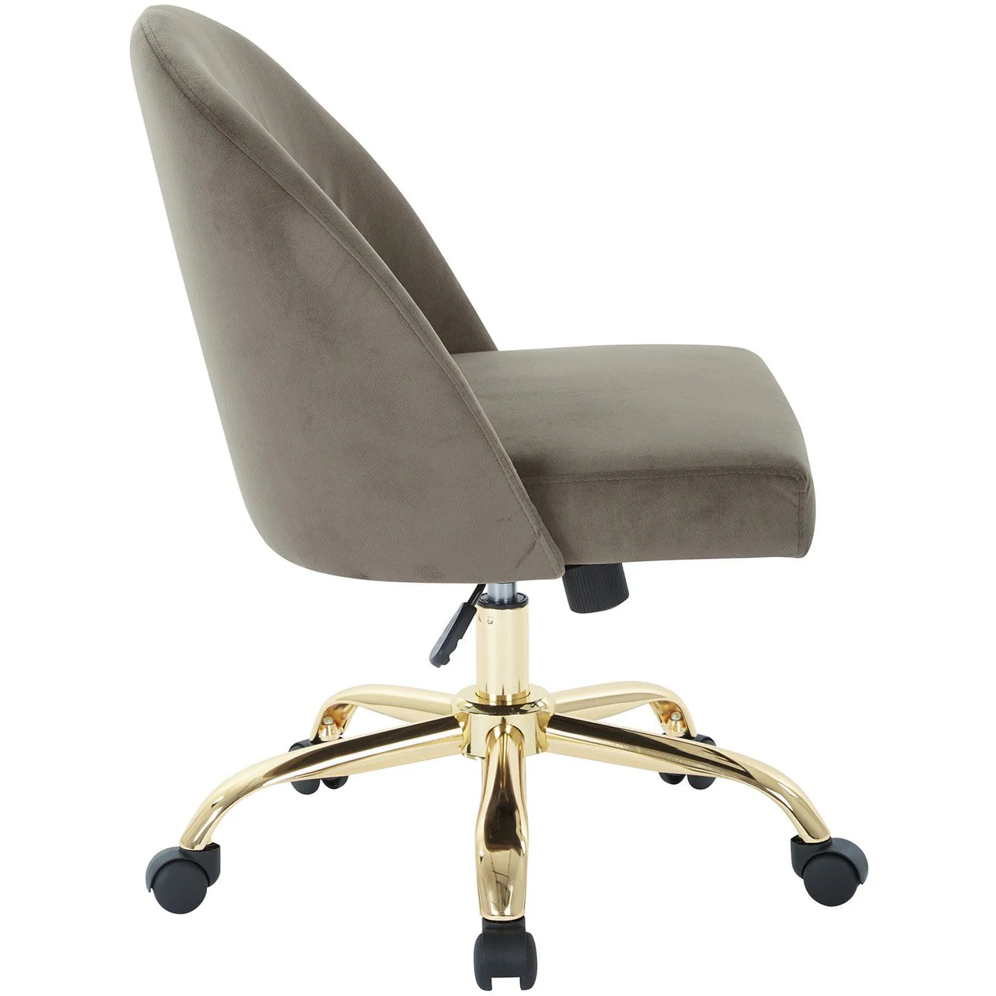 Office Star Ave Six Layton Mid Back Office Chair Velvet [FL3224G] - Image 14