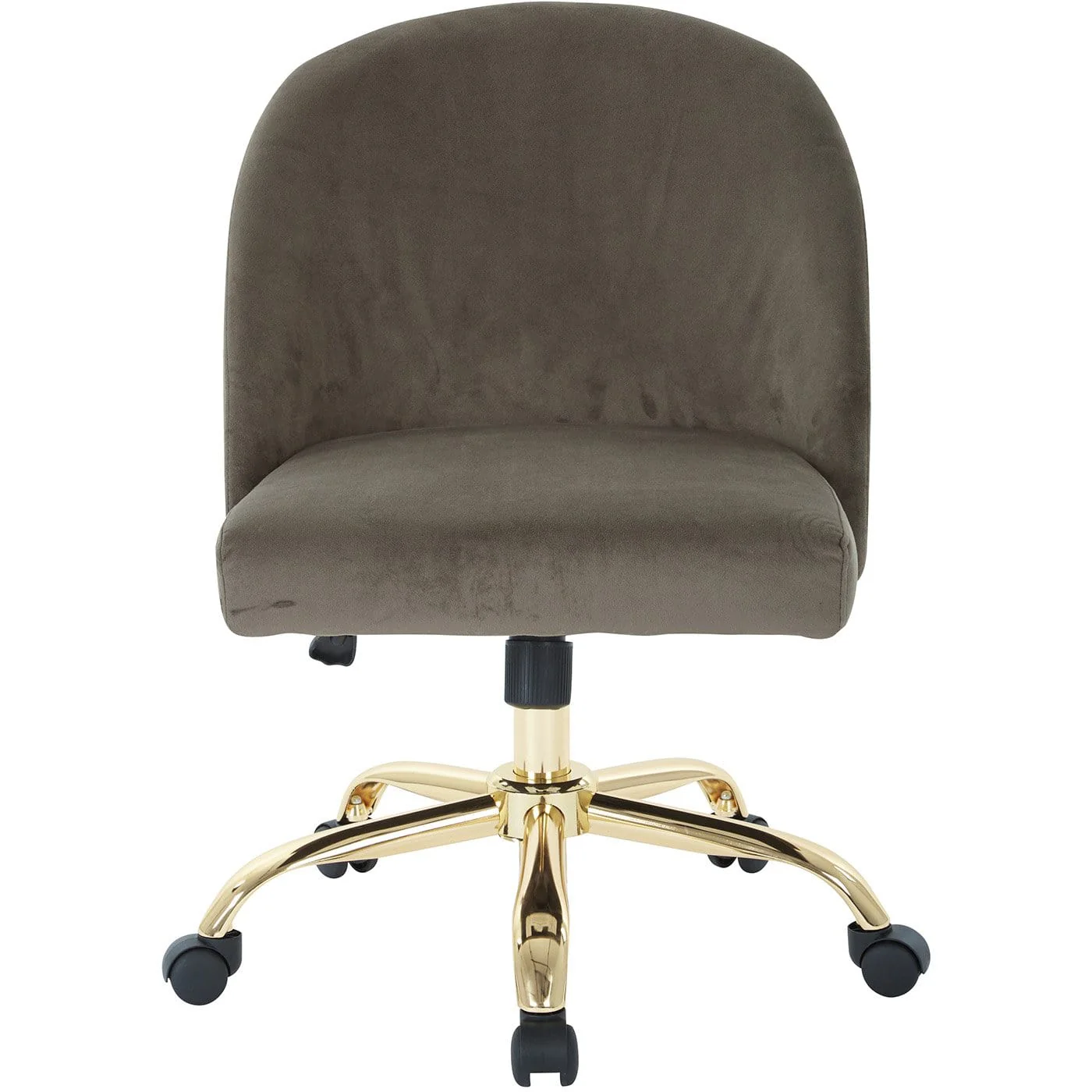 Office Star Ave Six Layton Mid Back Office Chair Velvet [FL3224G] - Image 16
