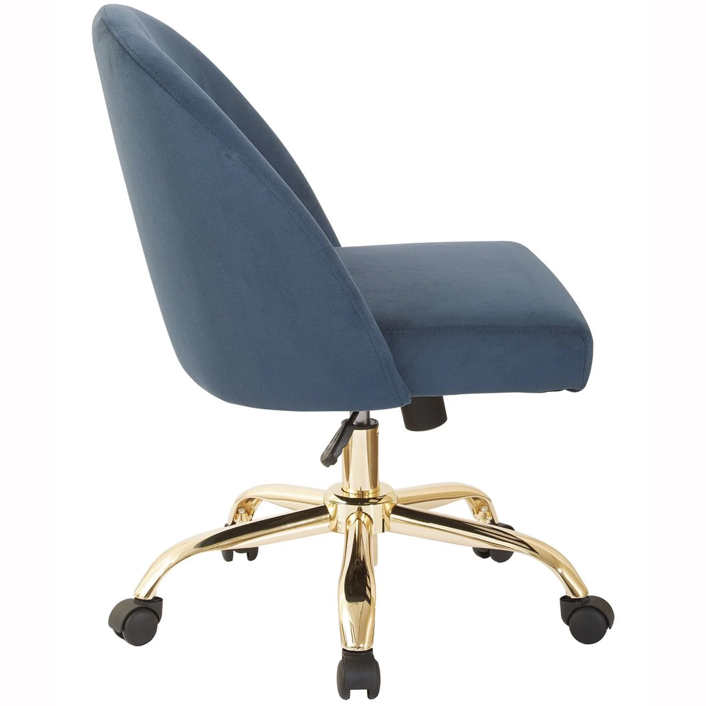 Office Star Ave Six Layton Mid Back Office Chair Velvet [FL3224G] - Image 18