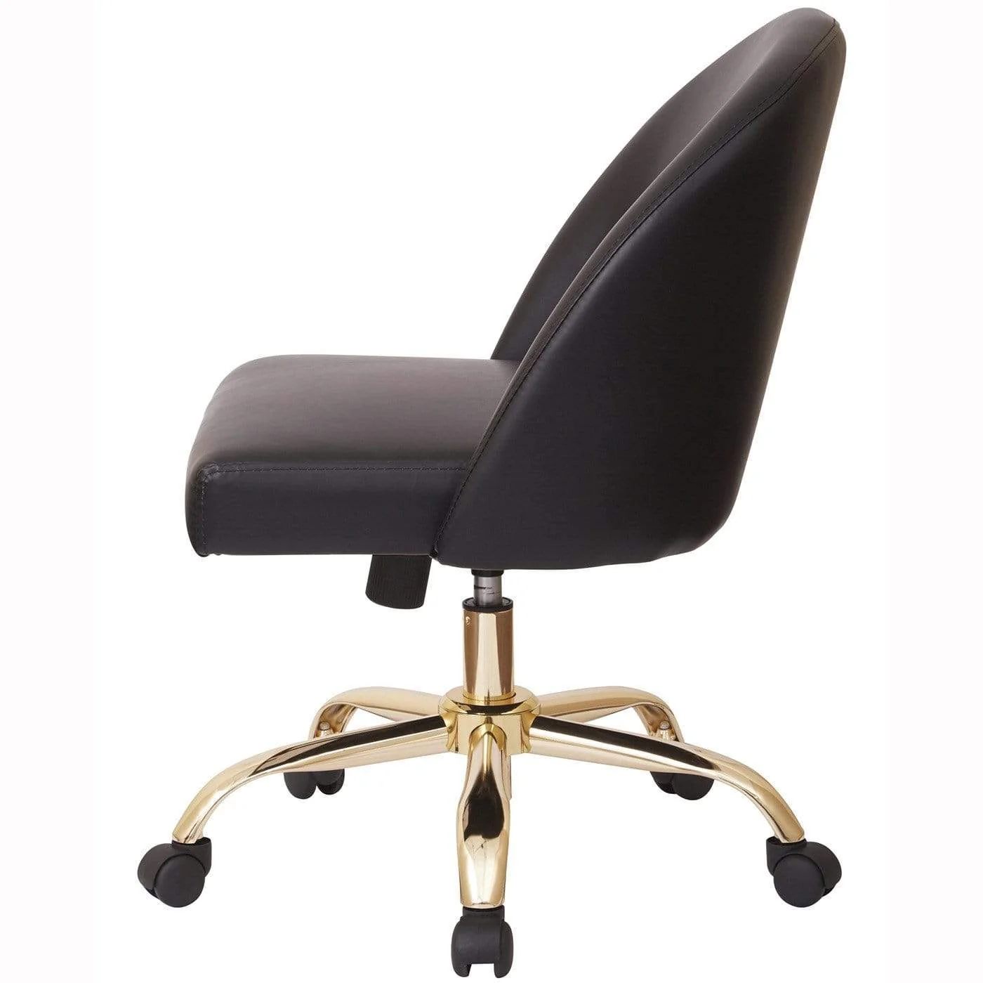 Office Star Ave Six Layton Mid Back Office Chair Velvet [FL3224G] - Image 24