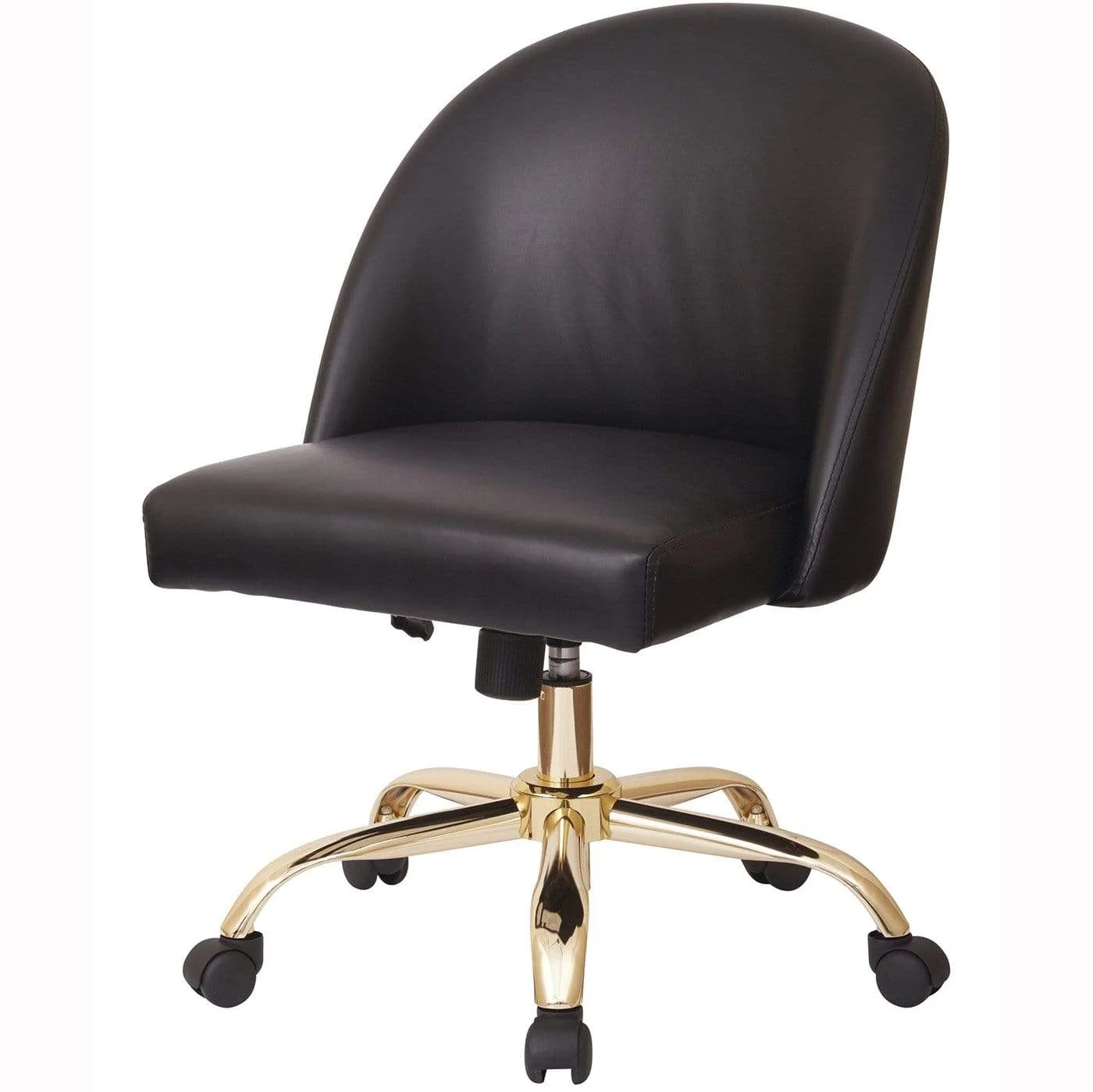 Office Star Ave Six Layton Mid Back Office Chair Velvet [FL3224G] - Image 25