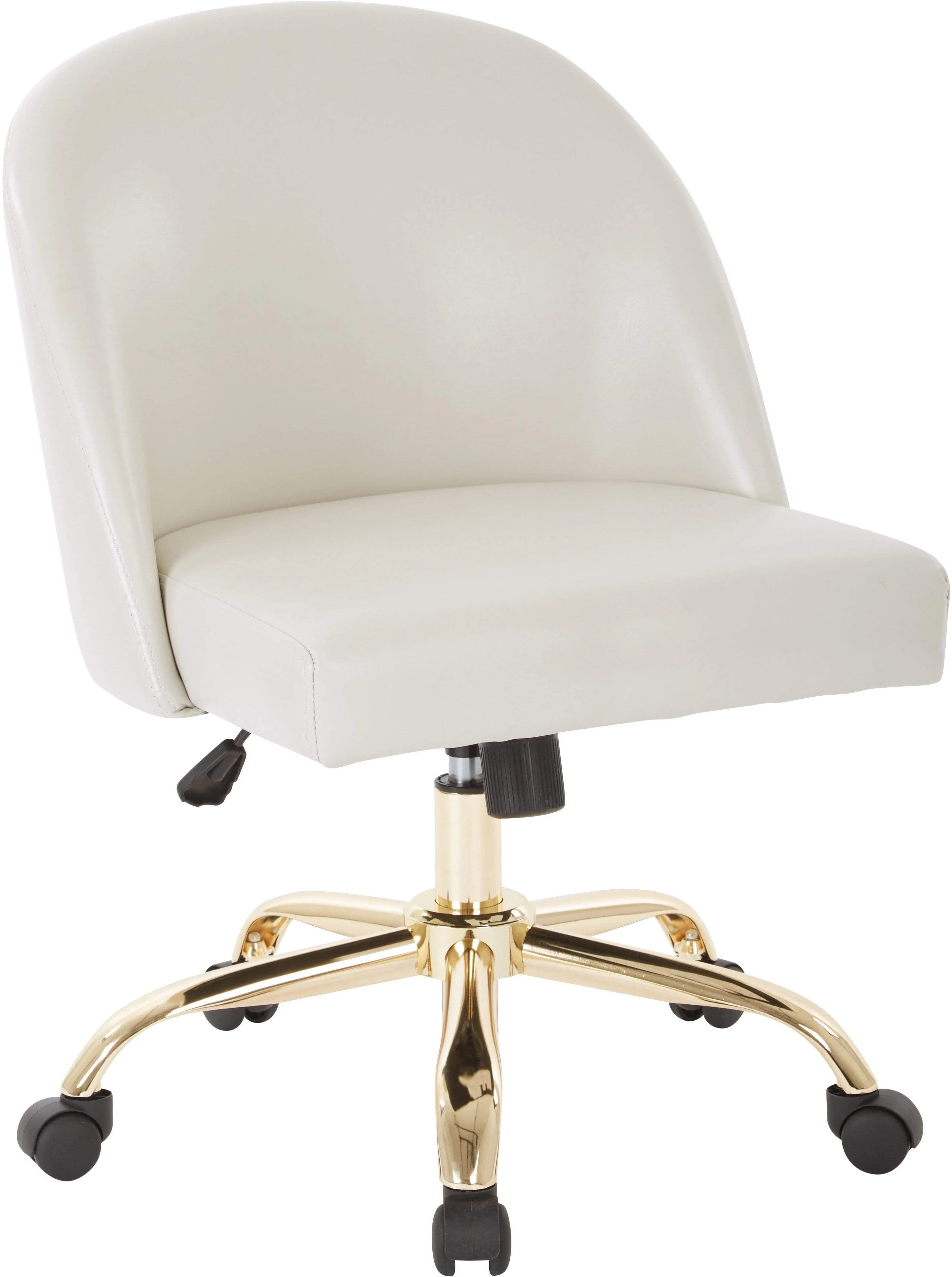 Office Star Ave Six Layton Mid Back Office Chair Velvet [FL3224G] - Image 5