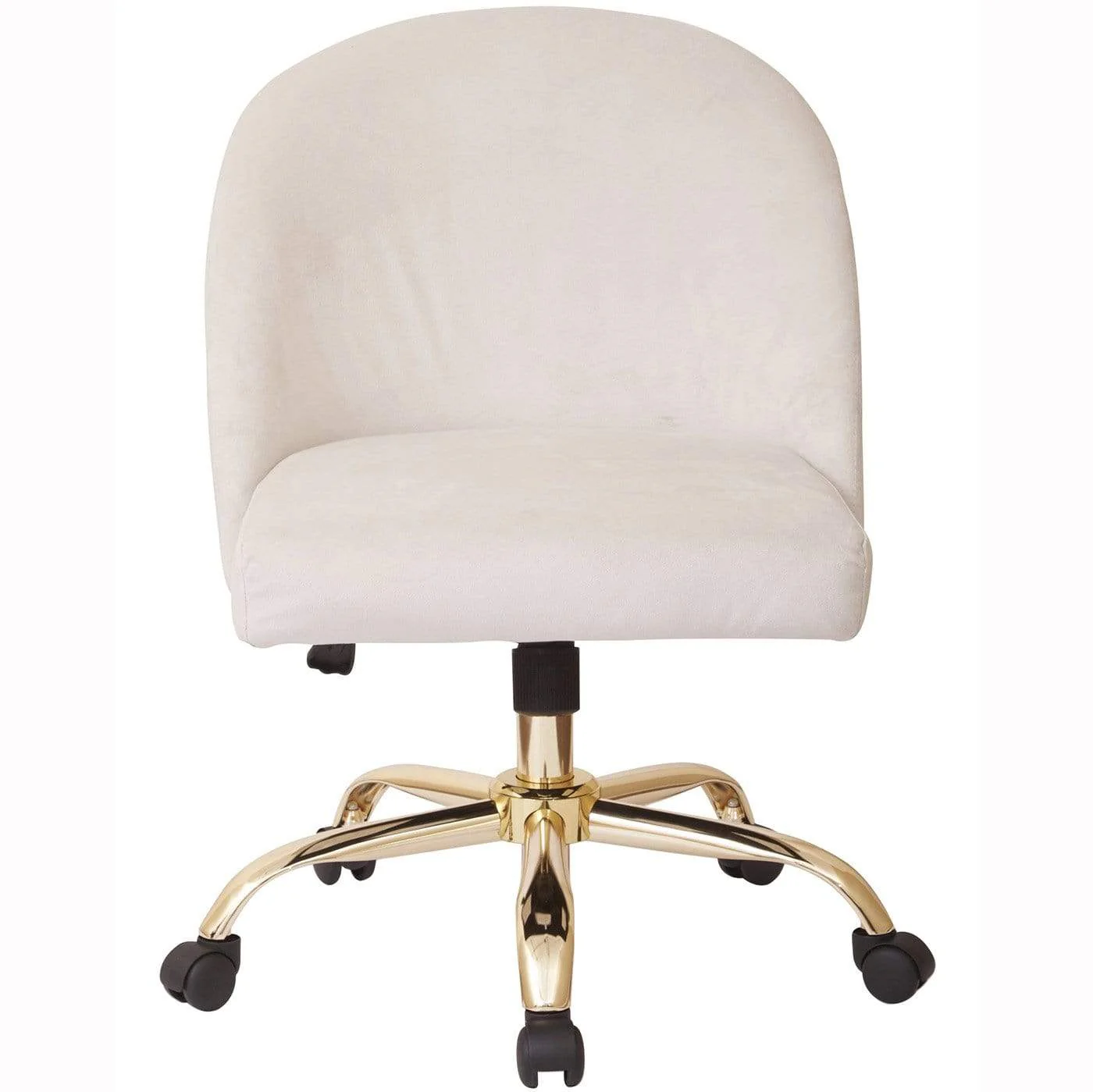 Office Star Ave Six Layton Mid Back Office Chair Velvet [FL3224G] - Image 9