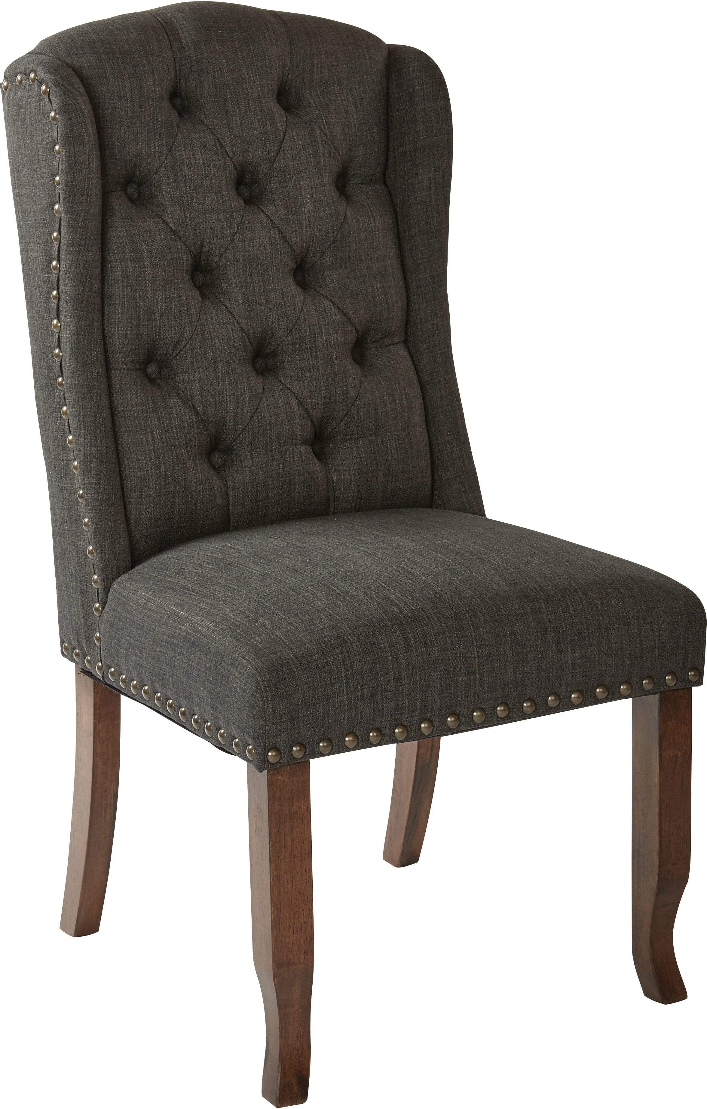 Office Star Ave Six Jessica Tufted Wing Dining Chair [JSAW] - Image 3