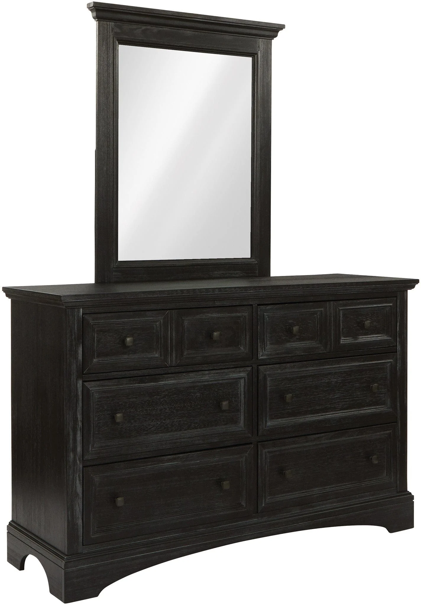 Office Star Farmhouse Basics Dresser/Mirror Set [BP-4200-0203B]