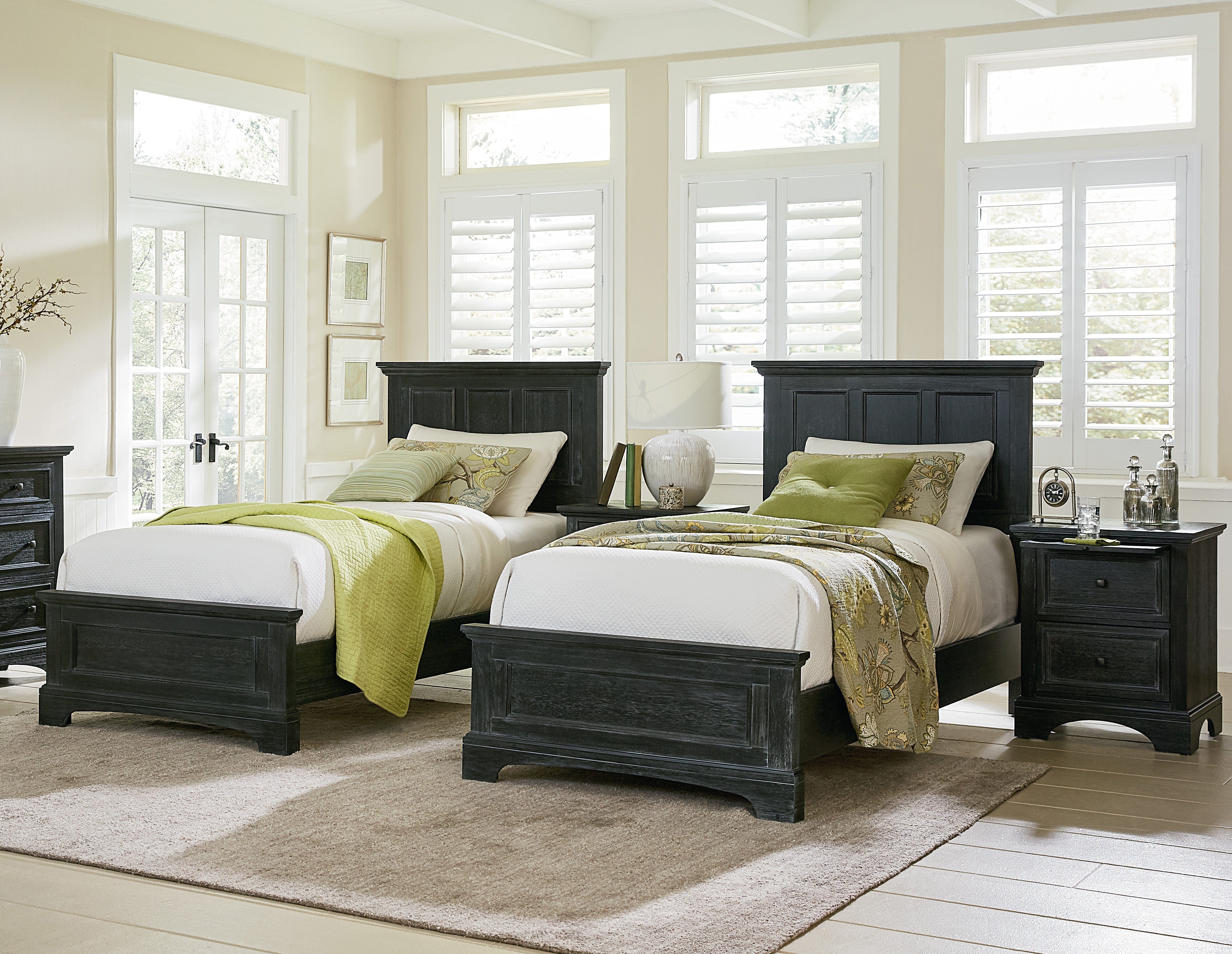 Office Star Farmhouse Double Twin Bedroom Set [BP-4200-115B]