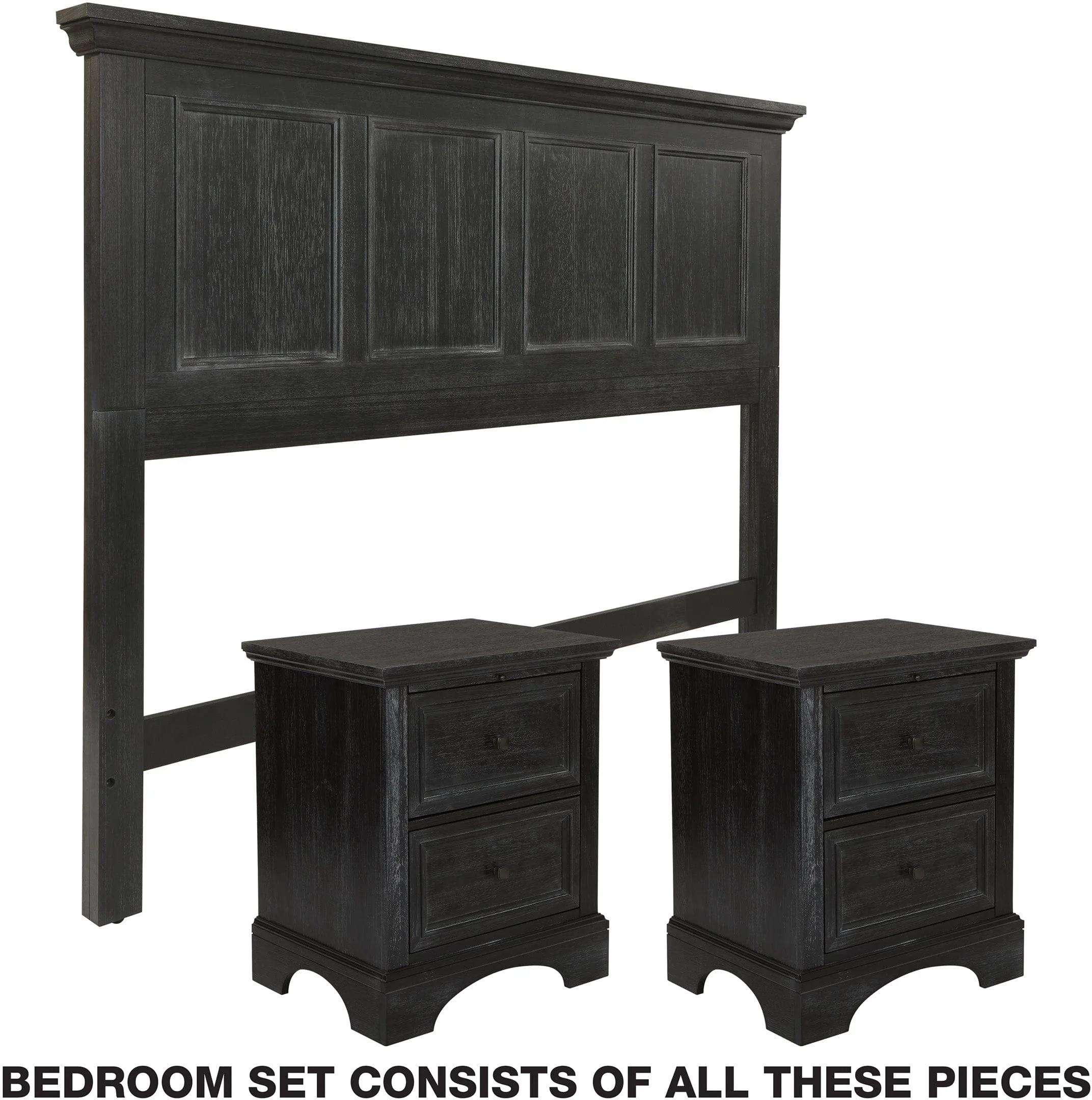 Office Star Farmhouse Basics Bedroom Set 3 pc [BP-4200-212B]