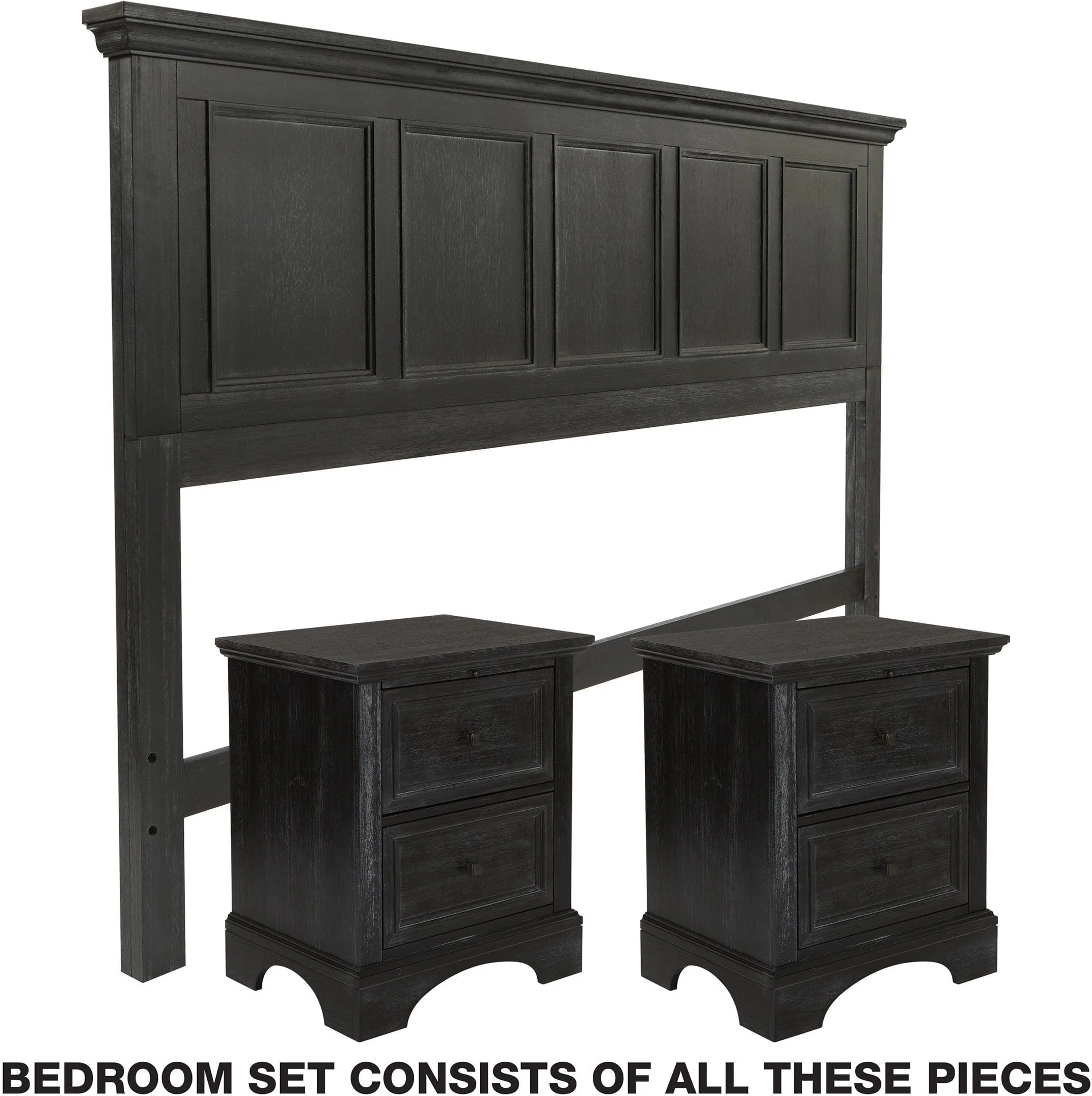 Office Star Farmhouse Basics Bedroom Set 3 pc [BP-4200-312B]