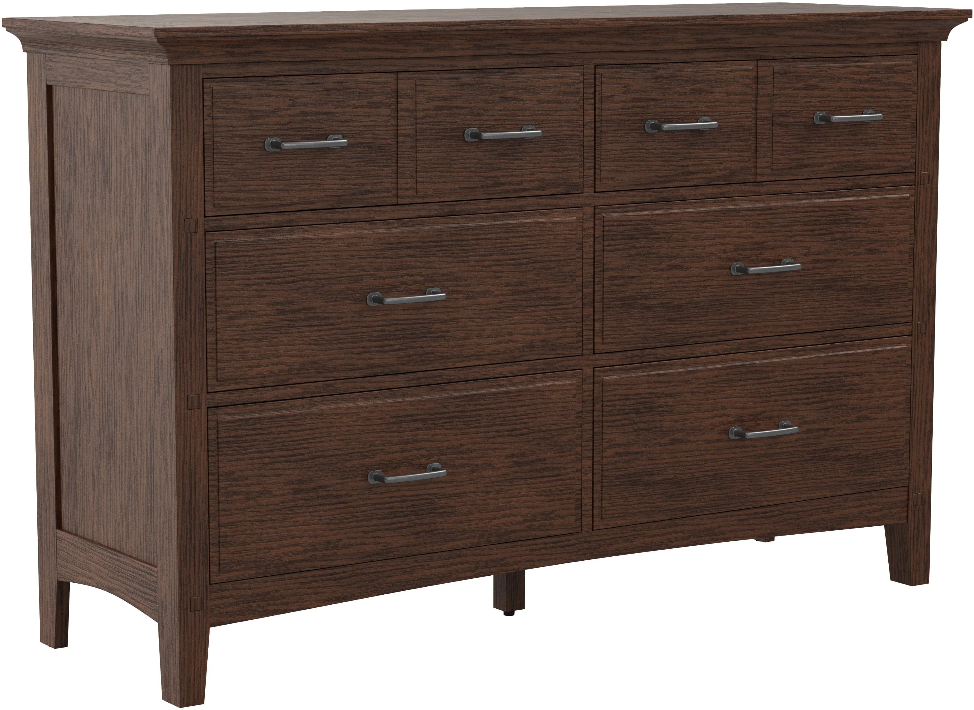 Office Star Modern Mission 6 Drawer Dresser [BP-4201-020K]