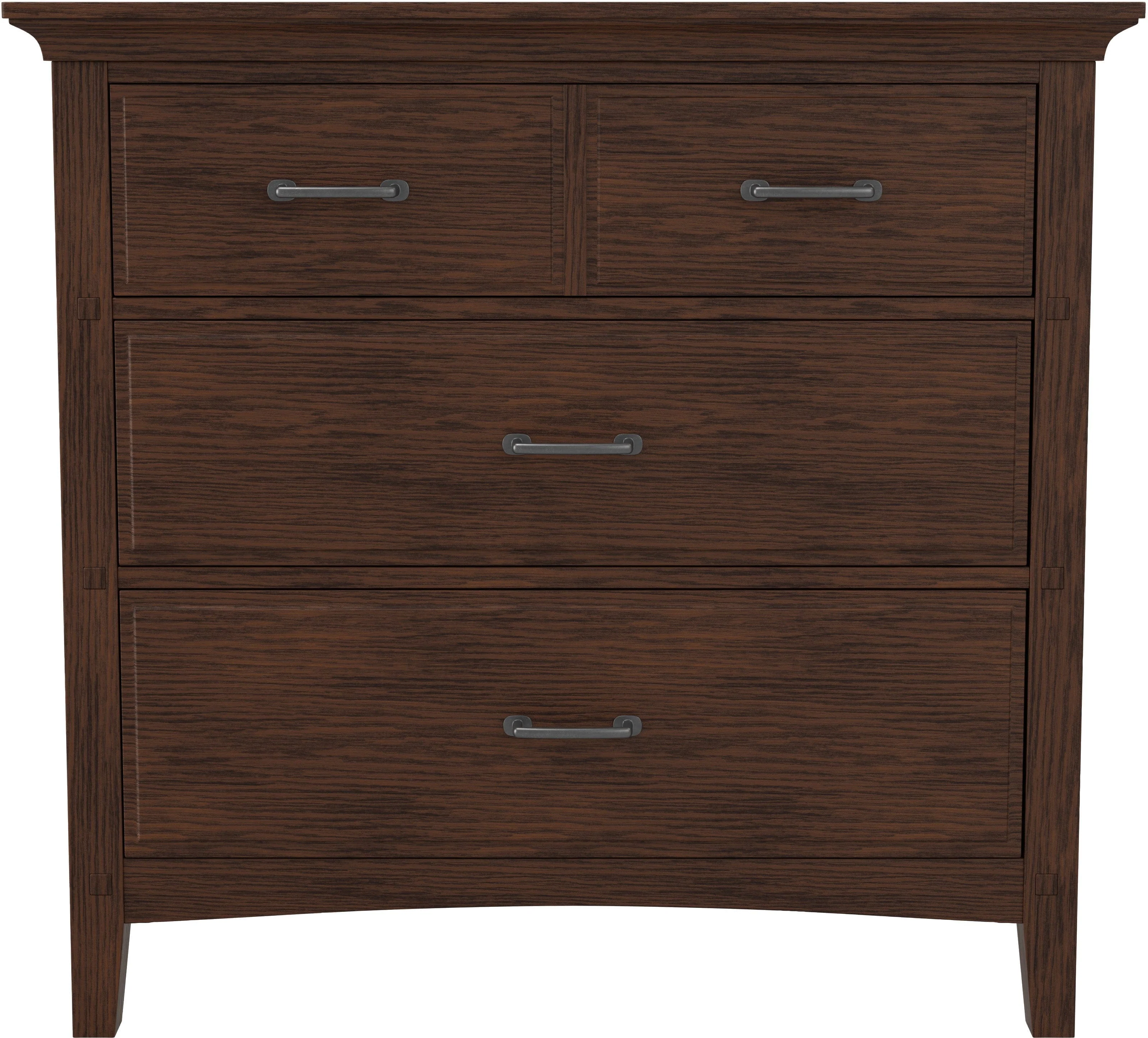 Office Star Modern Mission 3 Drawer Chest [BP-4201-04K] - Image 2