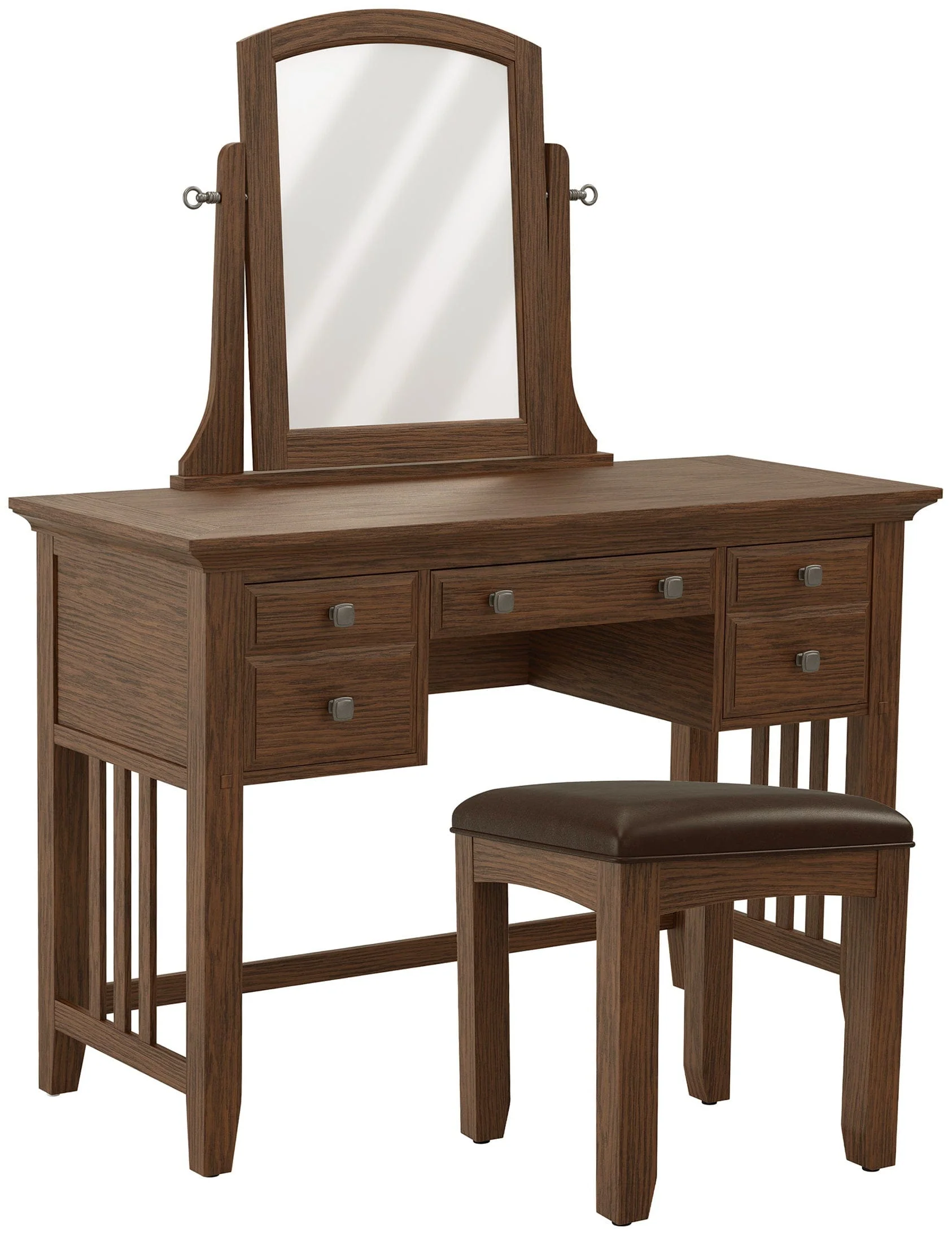 Office Star Modern Mission Vanity/Mirror/Bench [BP-4201-056K]