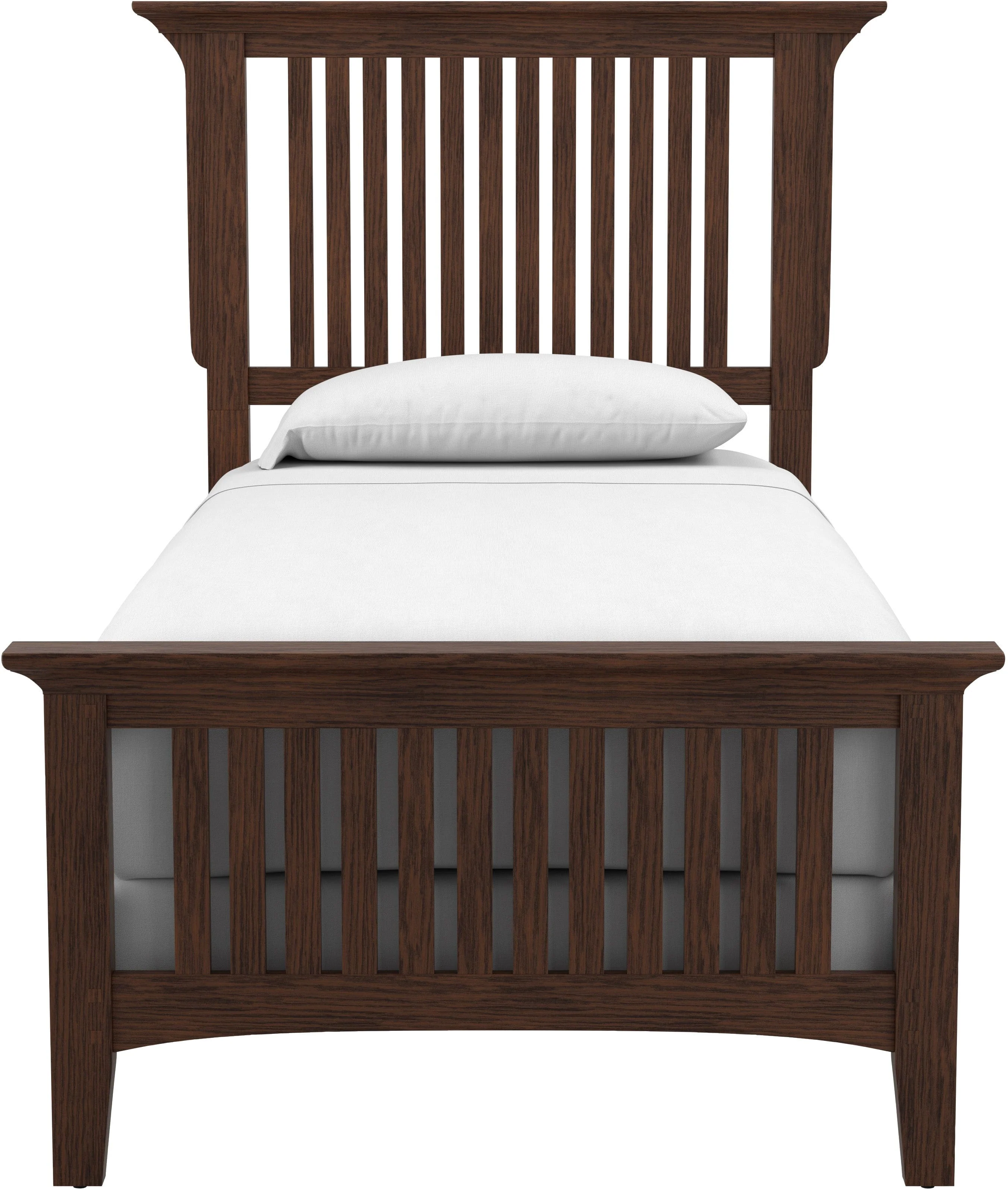 Office Star Modern Mission Twin Bed Set 3/CTN [BP-4201-100K] - Image 2