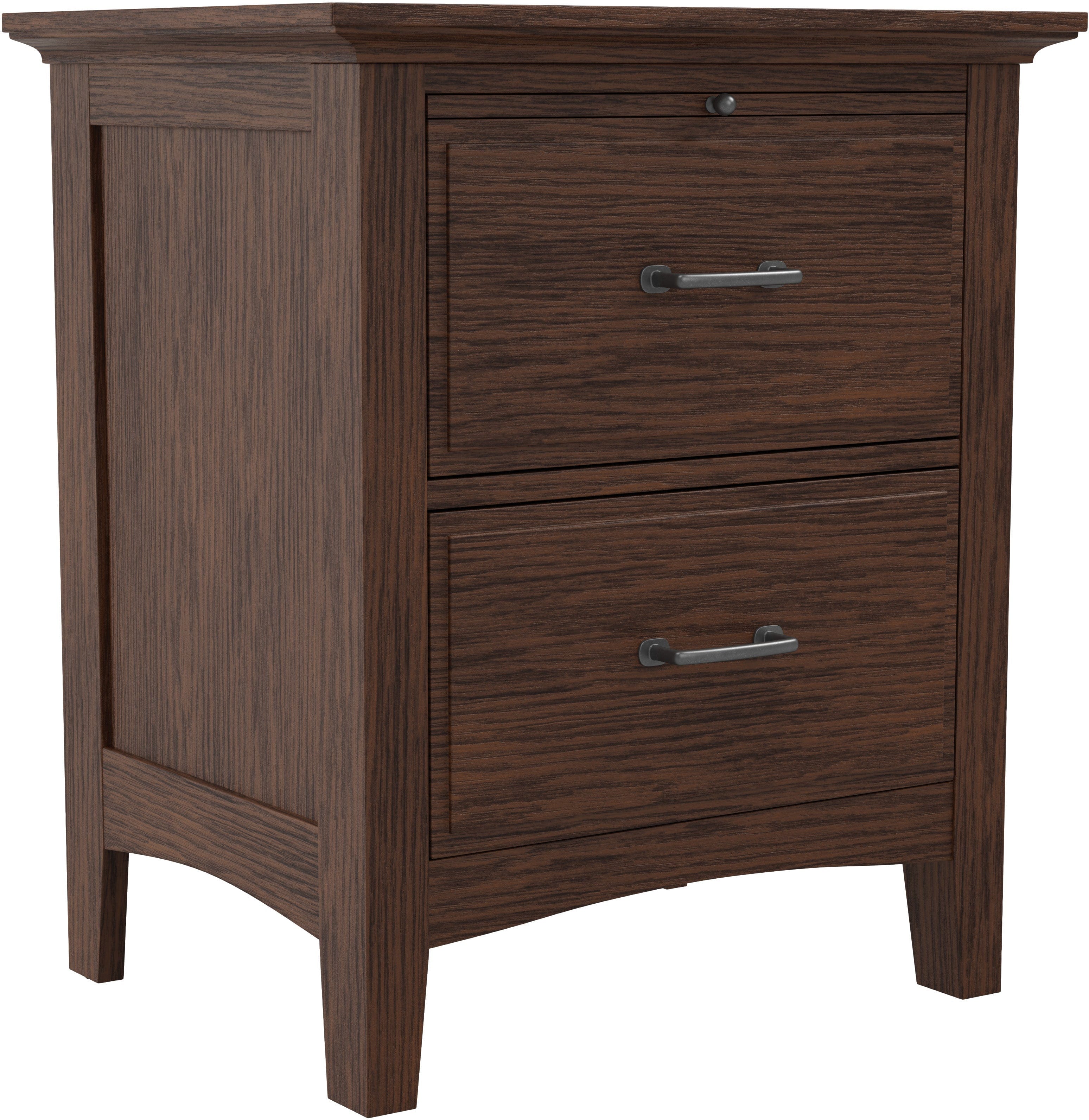 Office Star Modern Mission 2 Drawer Nightstand [BP-4201-11K]