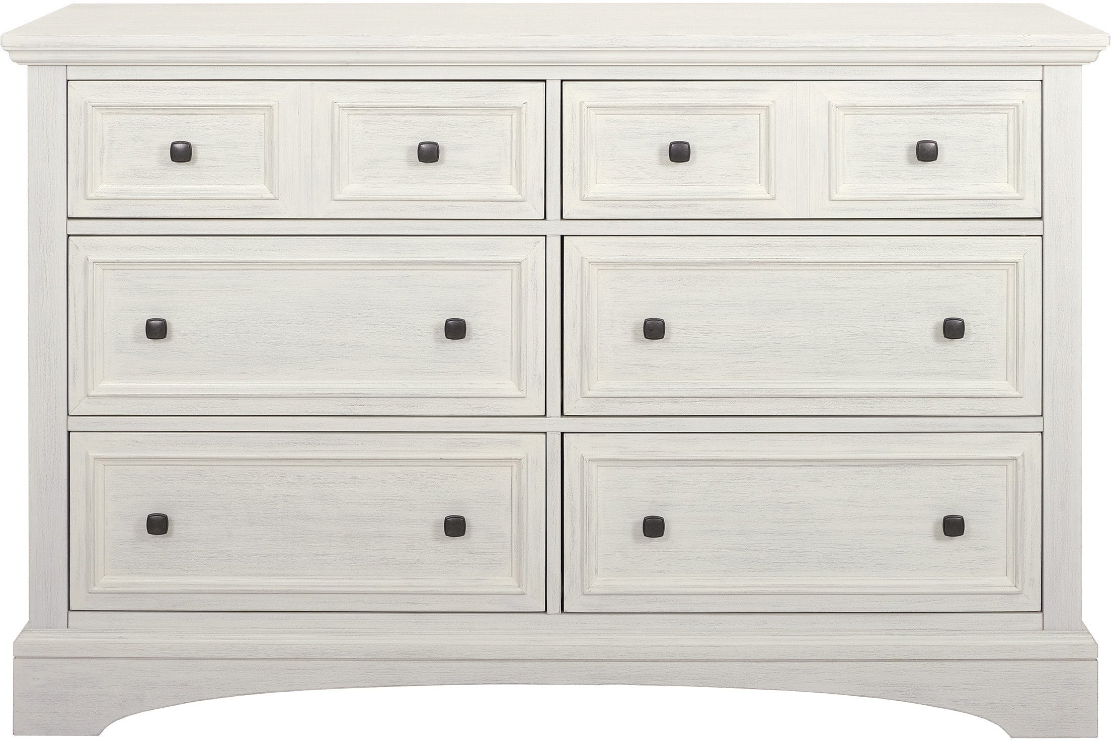 Office Star Farmhouse Basics 6 Drawer Dresser [BP-4215-020W] - Image 2