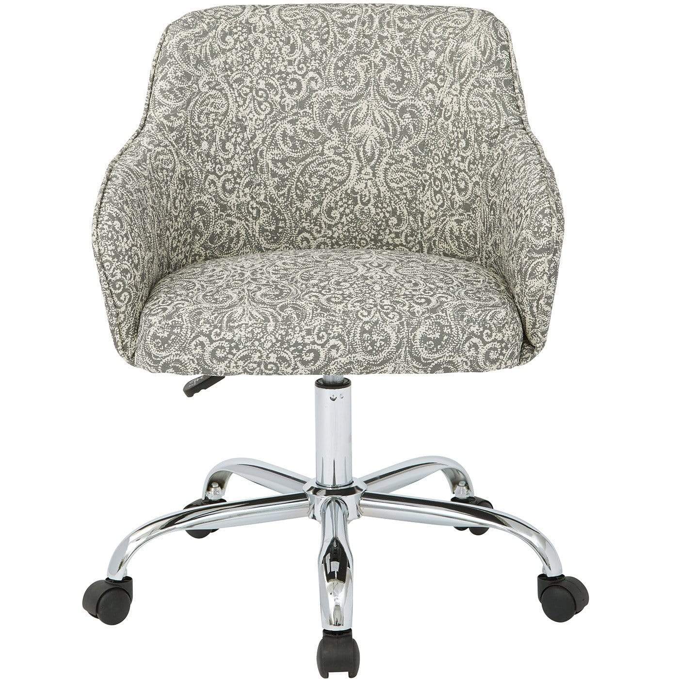 Office Star Ave Six Bristol Task Chair Velvet Fabric [BRL26] - Image 7
