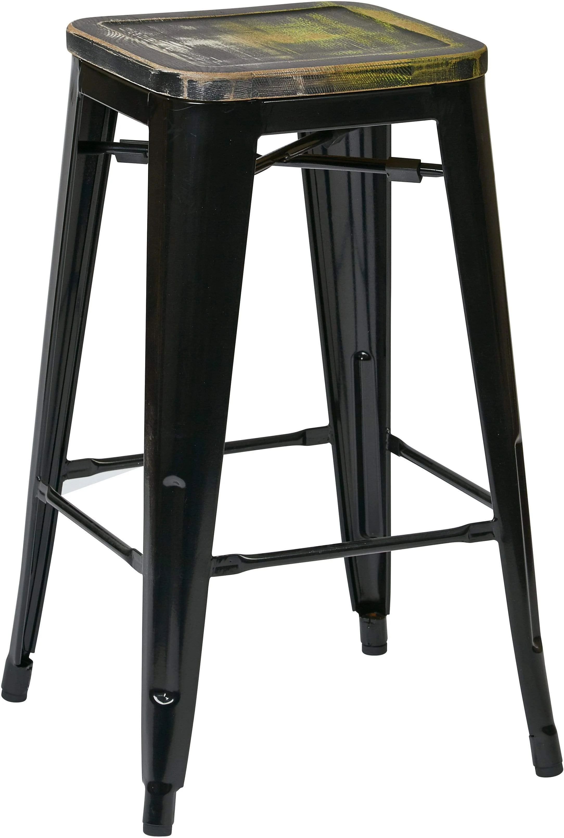 Office Star OSP Designs Bristow 26" Metal Stool 4 Pack [BRW31263A4] - Image 3