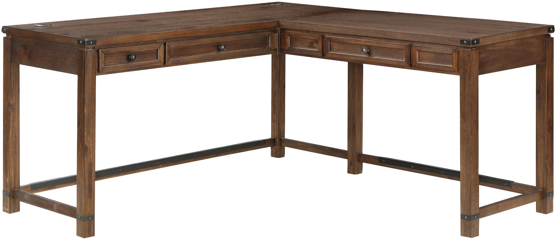 Office Star Baton Rouge L-Shaped Sit-Stand Lift Desk [BTLL2937]