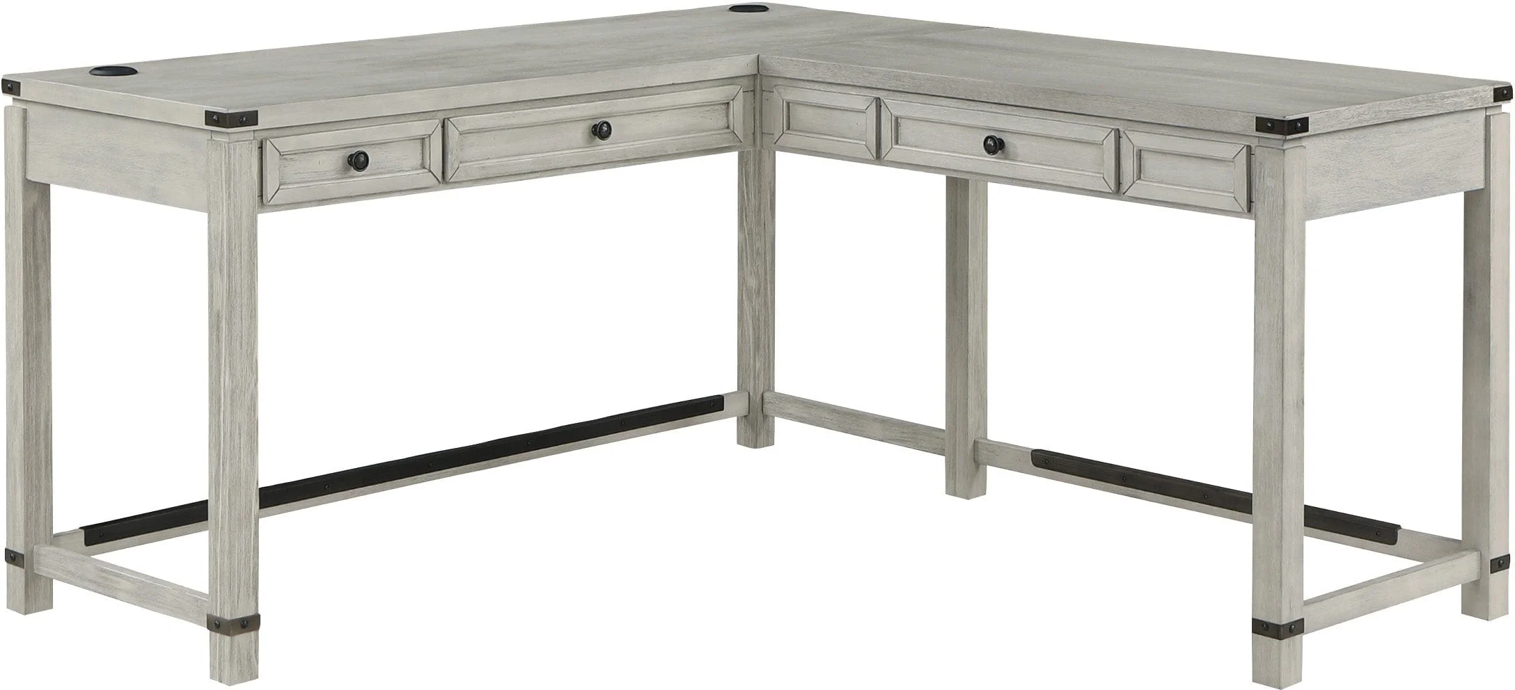 Office Star Baton Rouge L-Shaped Sit-Stand Lift Desk [BTLL2937] - Image 2