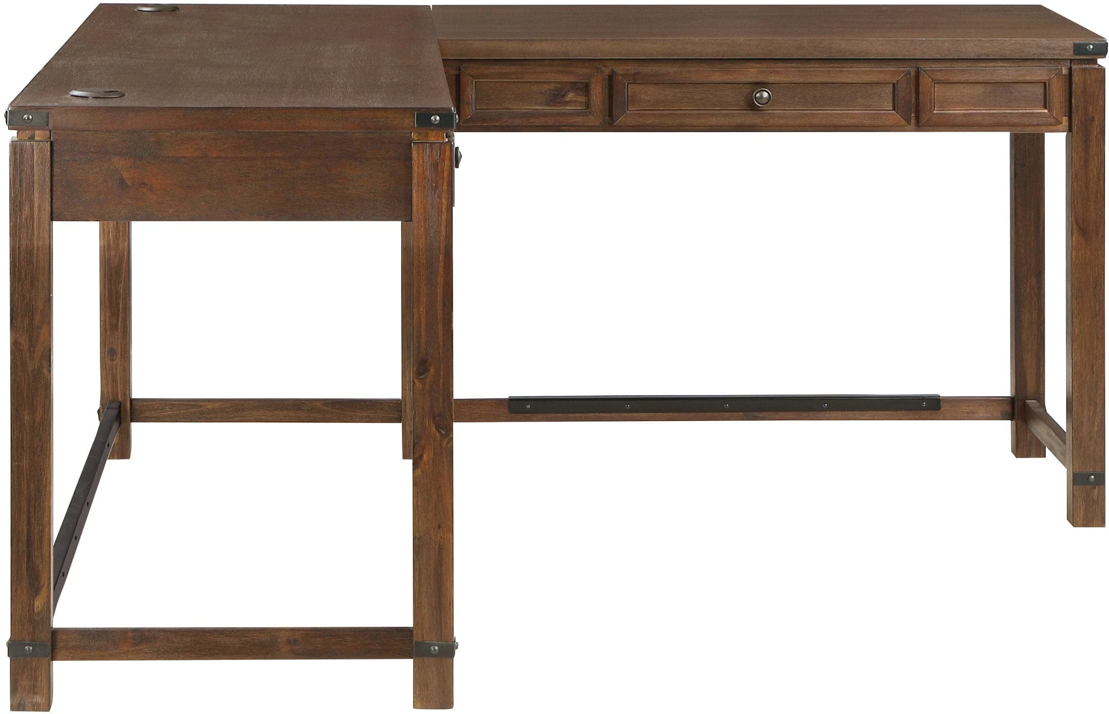 Office Star Baton Rouge L-Shaped Sit-Stand Lift Desk [BTLL2937] - Image 5