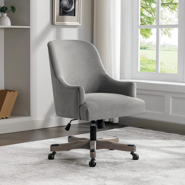 Office Star Bradwell Rustic Wood Base Office Chair [BWL] - Image 5