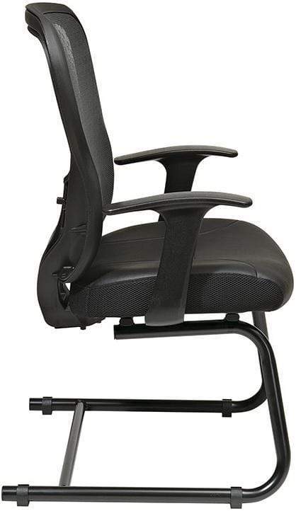 Space Seating Cantilevered Sled Base Mesh Guest Chair [529-3R2V30] - Image 4