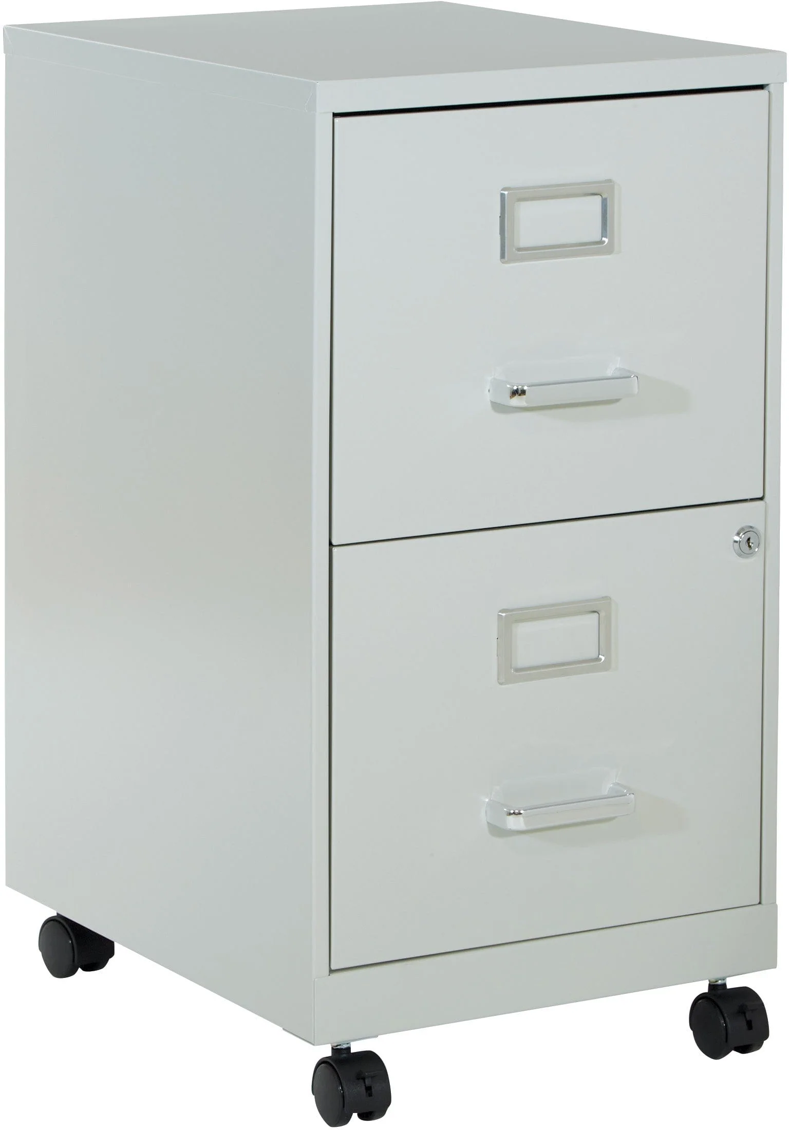 Office Star 2 Drawer Mobile Metal File Cabinet [CF2DRM] - Image 2
