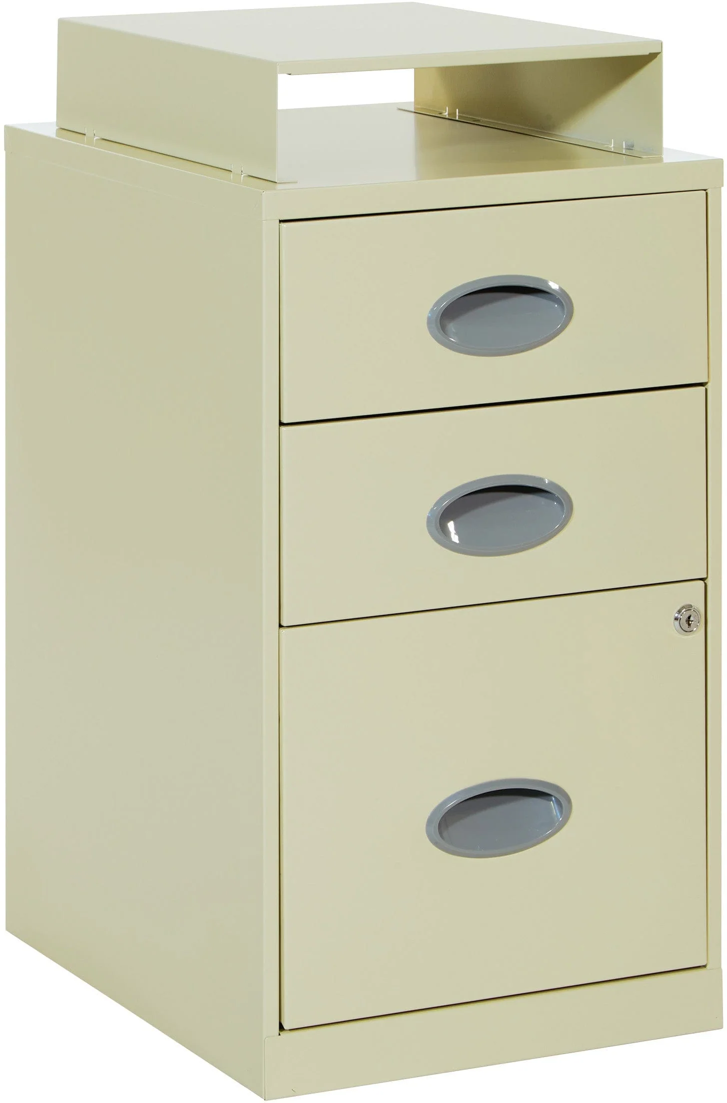 Office Star 3 Drawer Metal File Cabinet [CF3DR] - Image 2