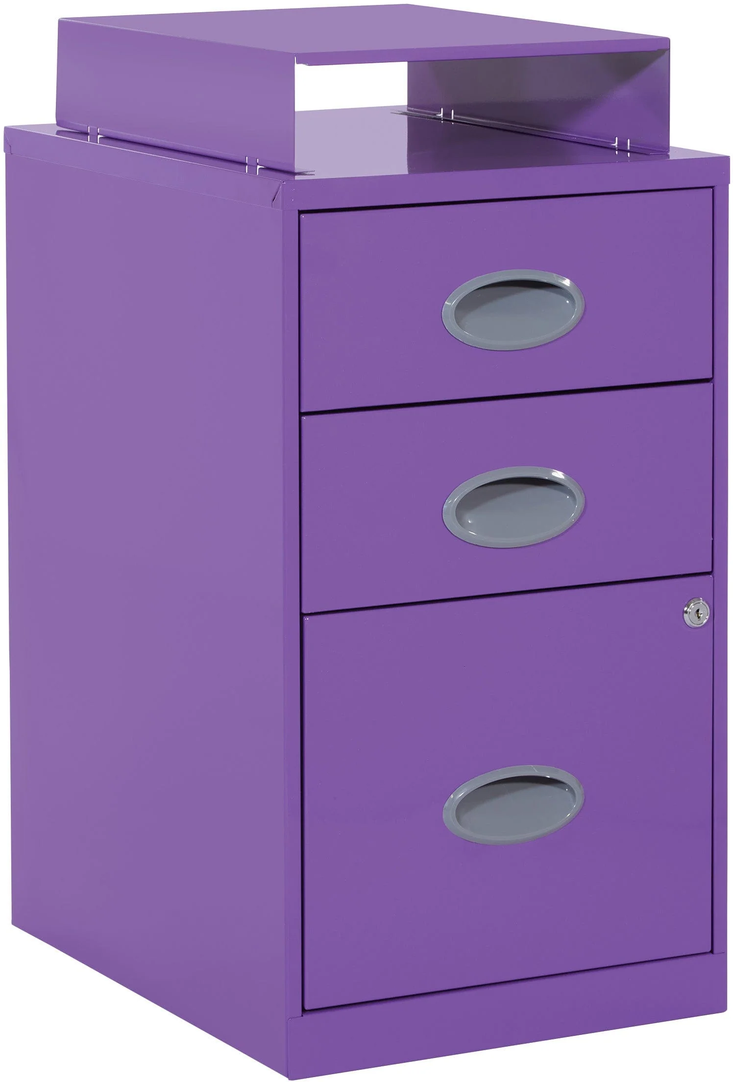 Office Star 3 Drawer Metal File Cabinet [CF3DR] - Image 5
