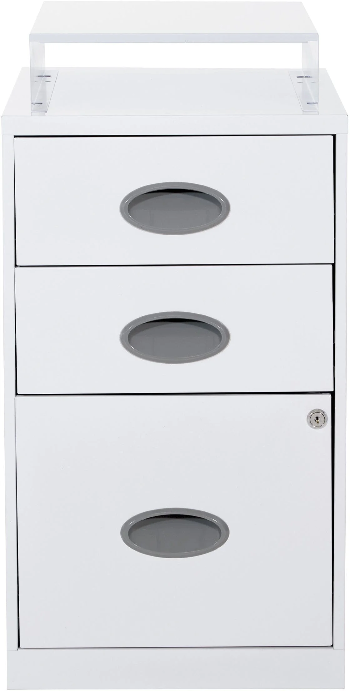 Office Star 3 Drawer Metal File Cabinet [CF3DR] - Image 6