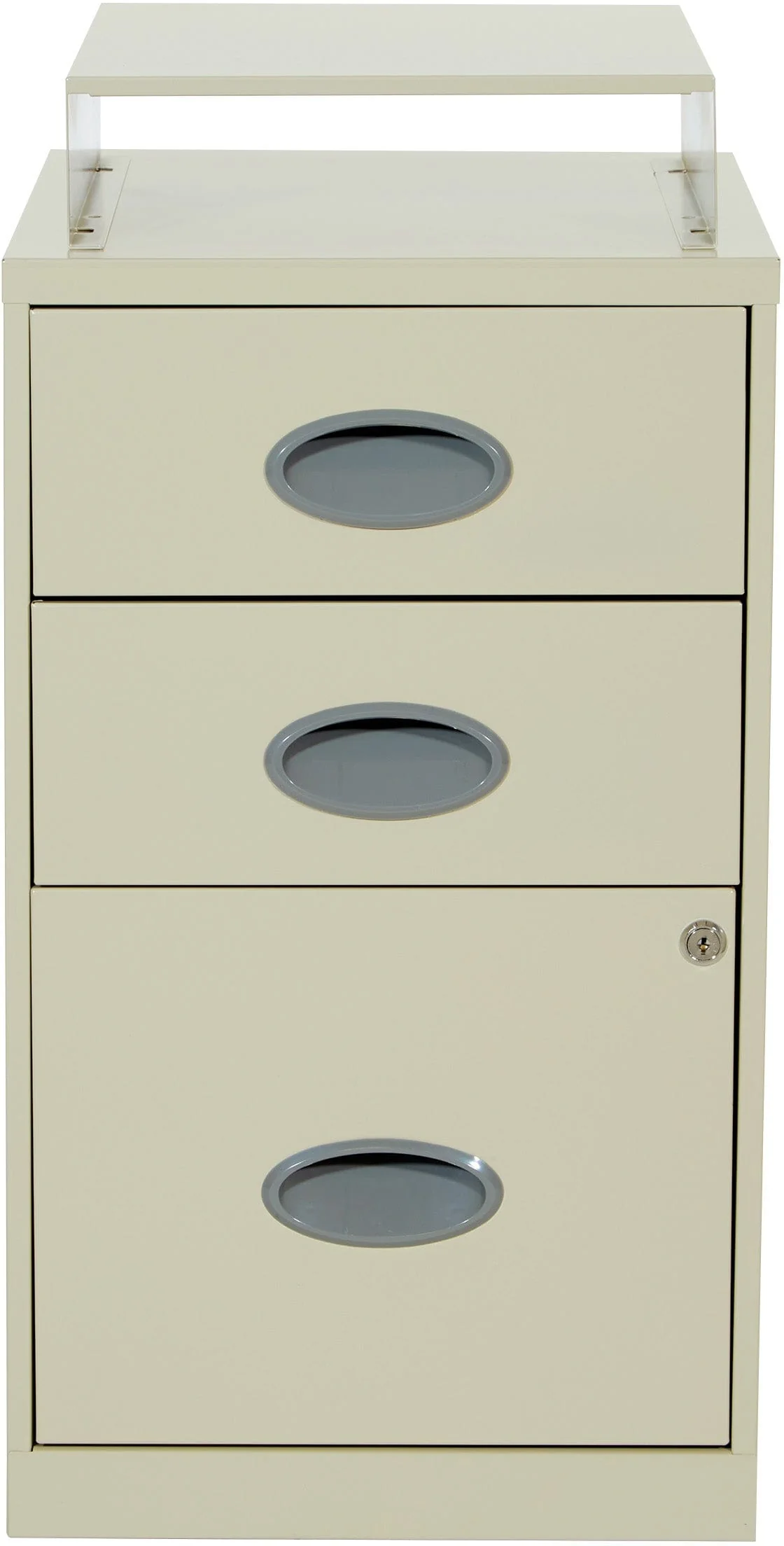 Office Star 3 Drawer Metal File Cabinet [CF3DR] - Image 7