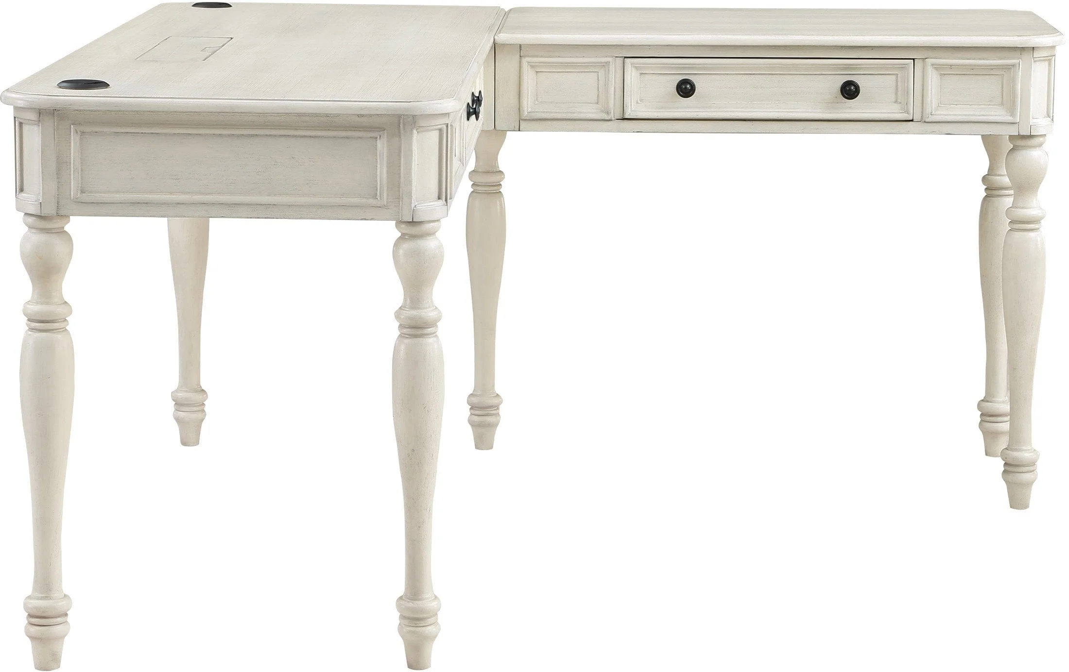 Office Star Country Meadows L-Shaped Desk with Power [CML6060] - Image 3