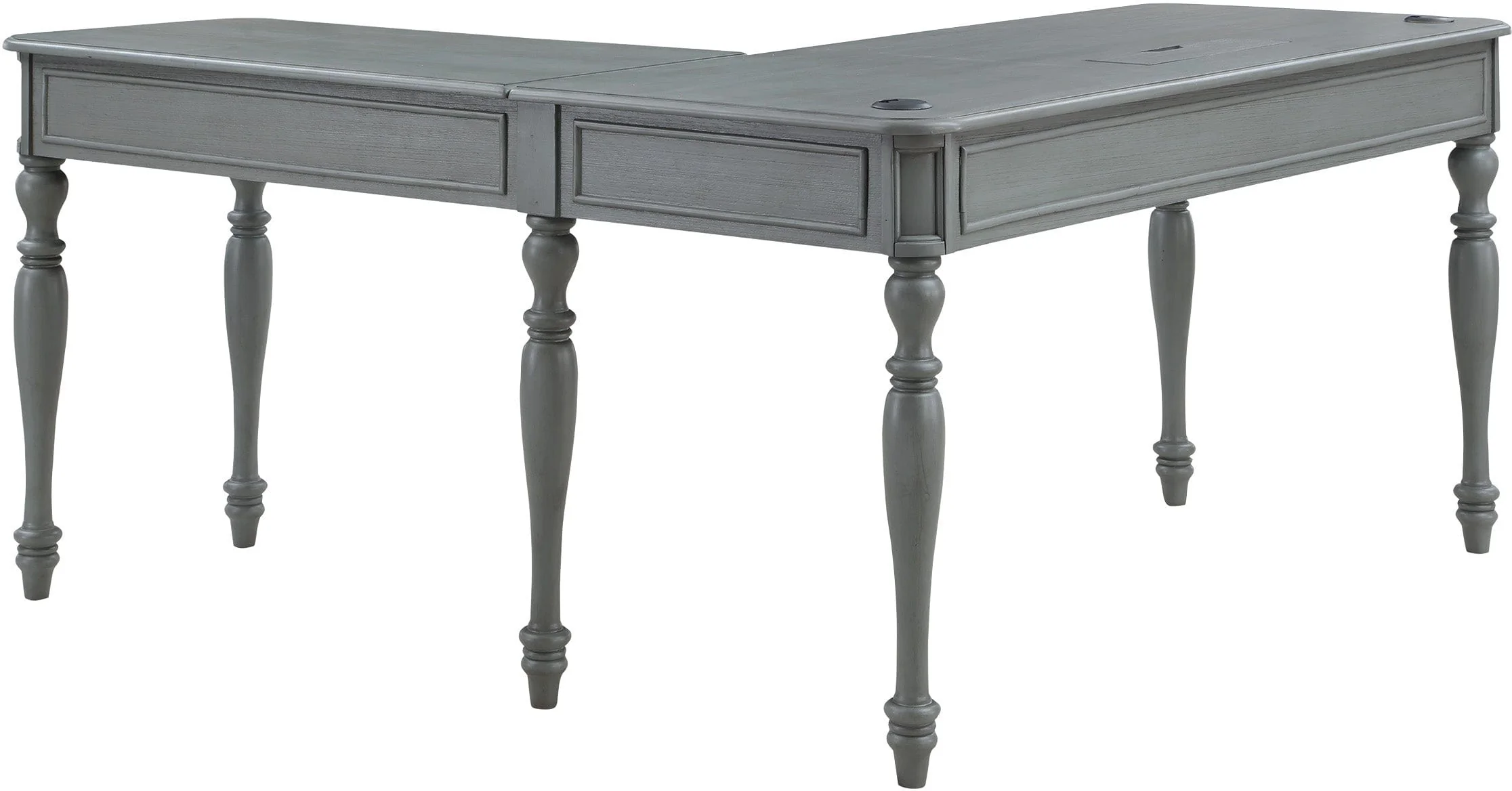 Office Star Country Meadows L-Shaped Desk with Power [CML6060] - Image 6