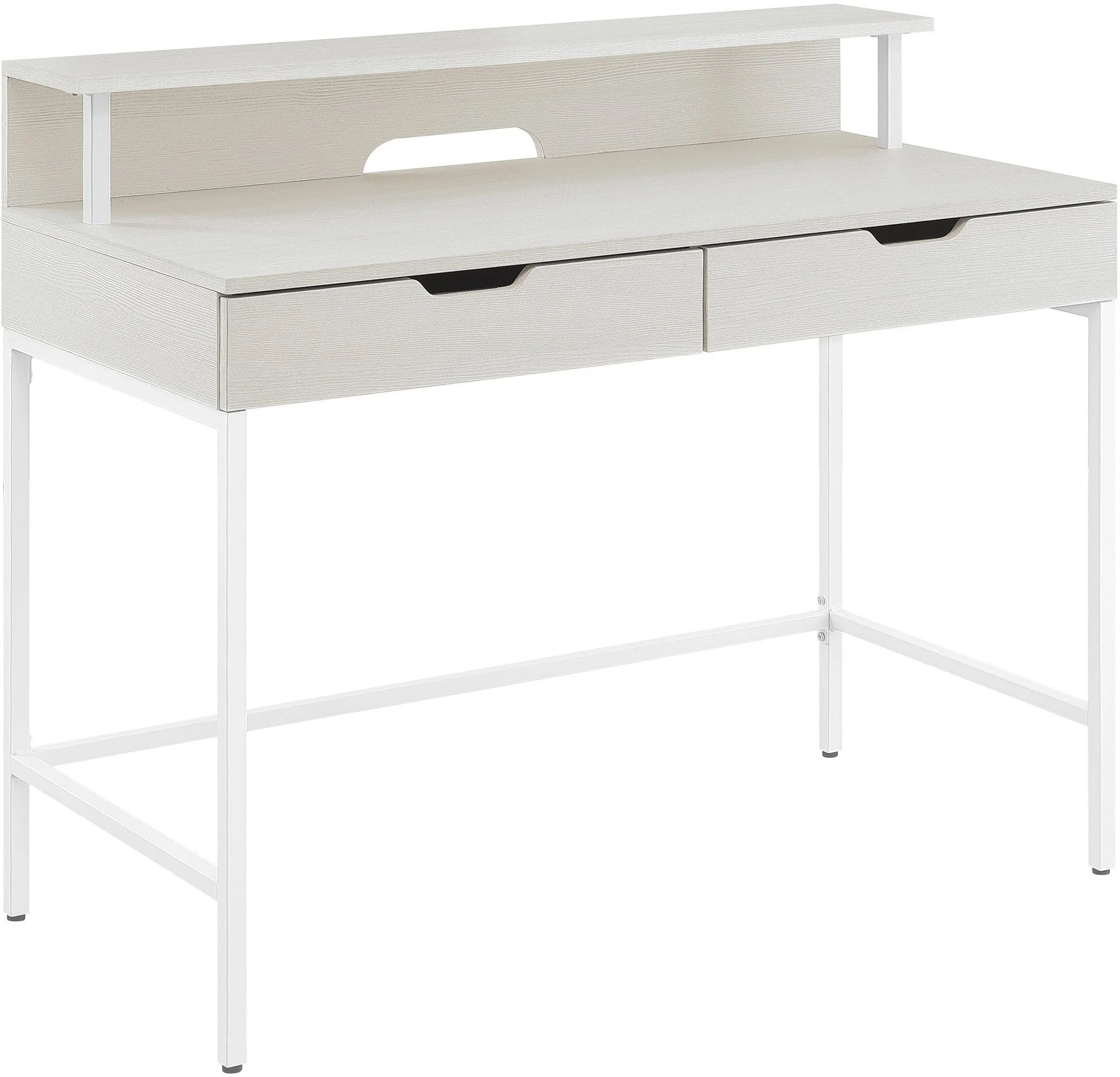 Office Star Contempo 40" Desk with 2 Drawers and Shelf Hutch [CNT44] - Image 10