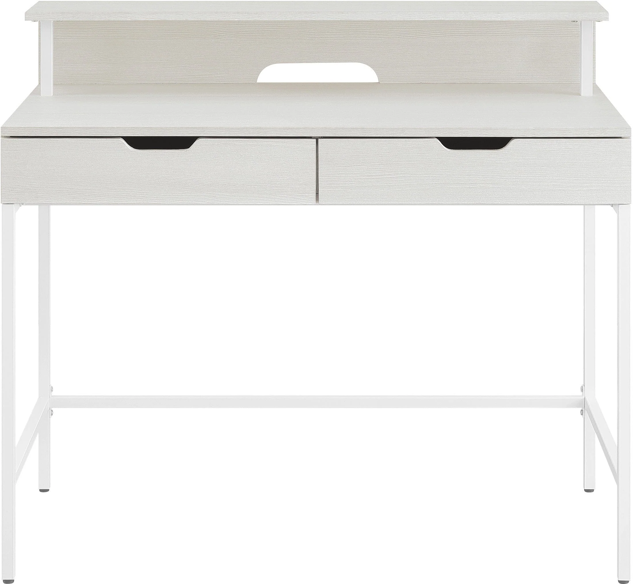 Office Star Contempo 40" Desk with 2 Drawers and Shelf Hutch [CNT44] - Image 8