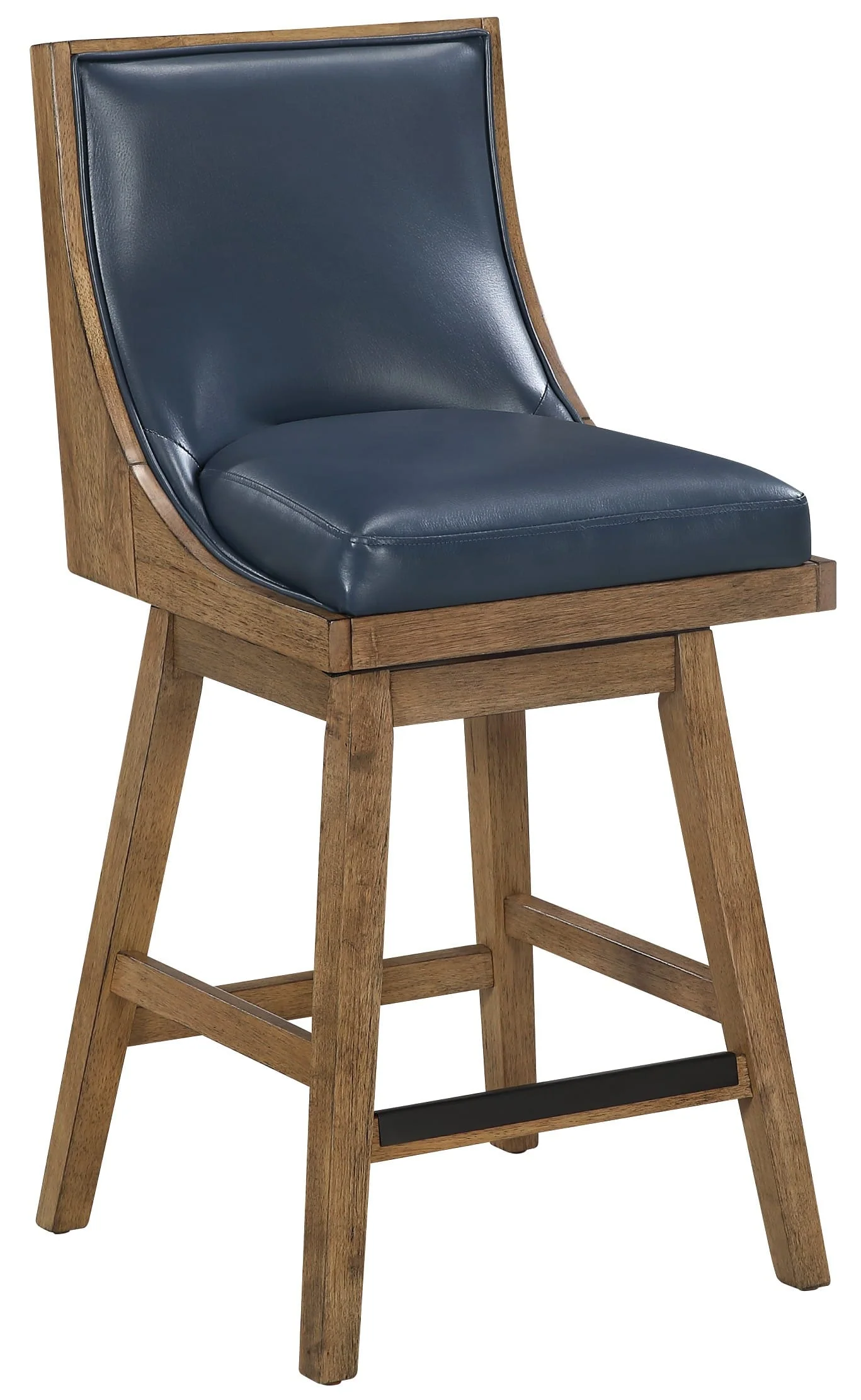 Office Star Darnel Faux Leather Counter Stool, 2-Pack [DNL2MK]