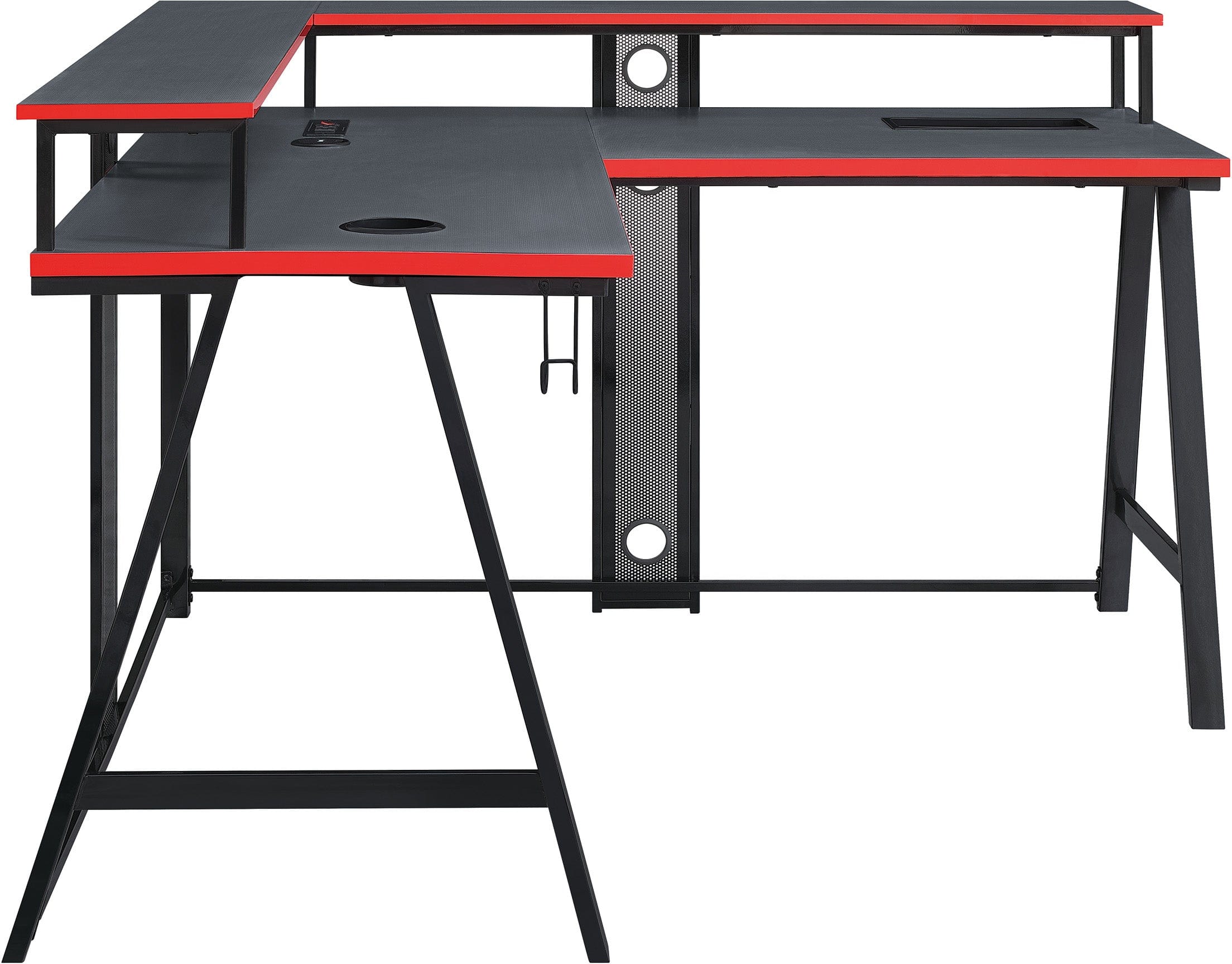 Office Star Disruptor L-Shape Gaming Desk [DSR5454GLD] - Image 3