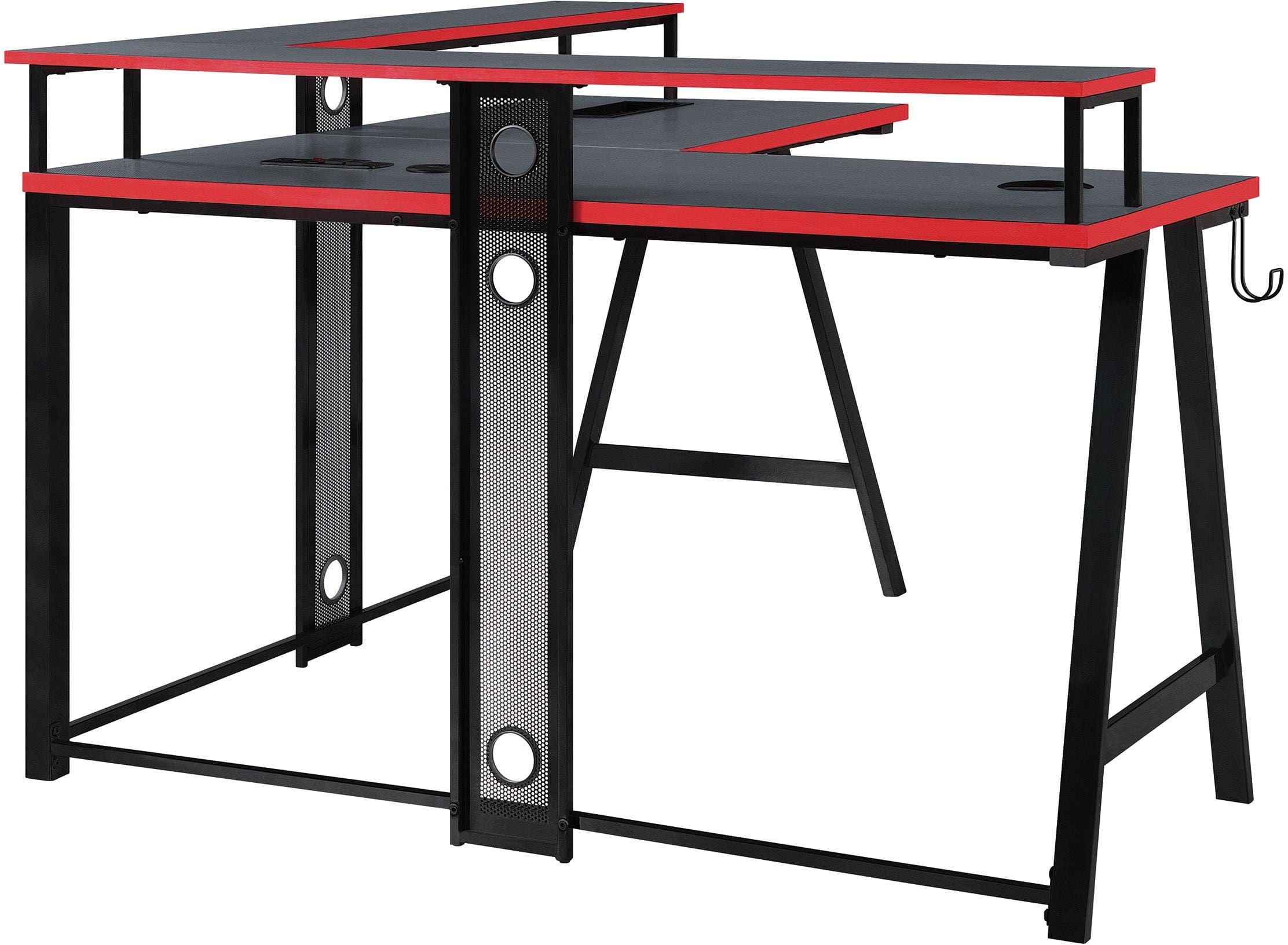 Office Star Disruptor L-Shape Gaming Desk [DSR5454GLD] - Image 4