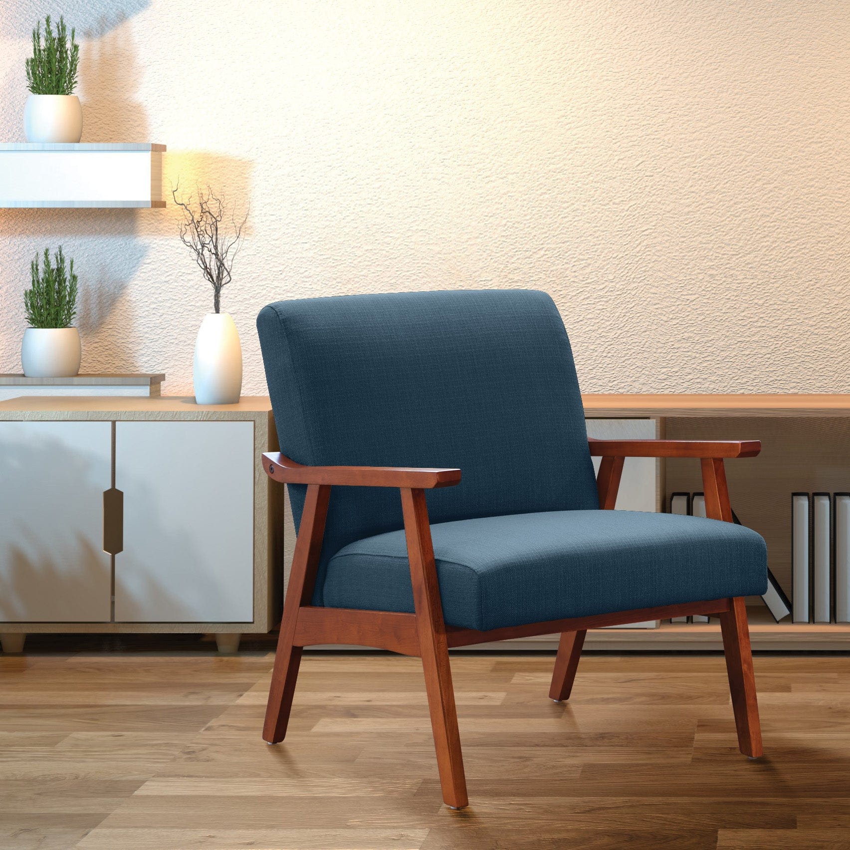 Ave Six Davis Armchair with Mid-Century Modern Frame [DVS51] - Image 6