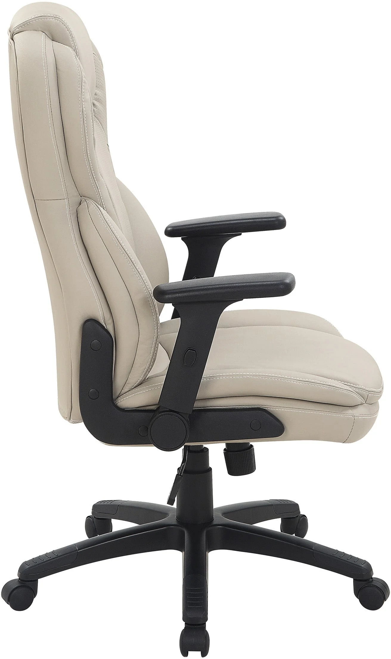 Office Star Exec Bonded Leather Office Chair with Height Adjustable Flip Arms [EC91150] - Image 10