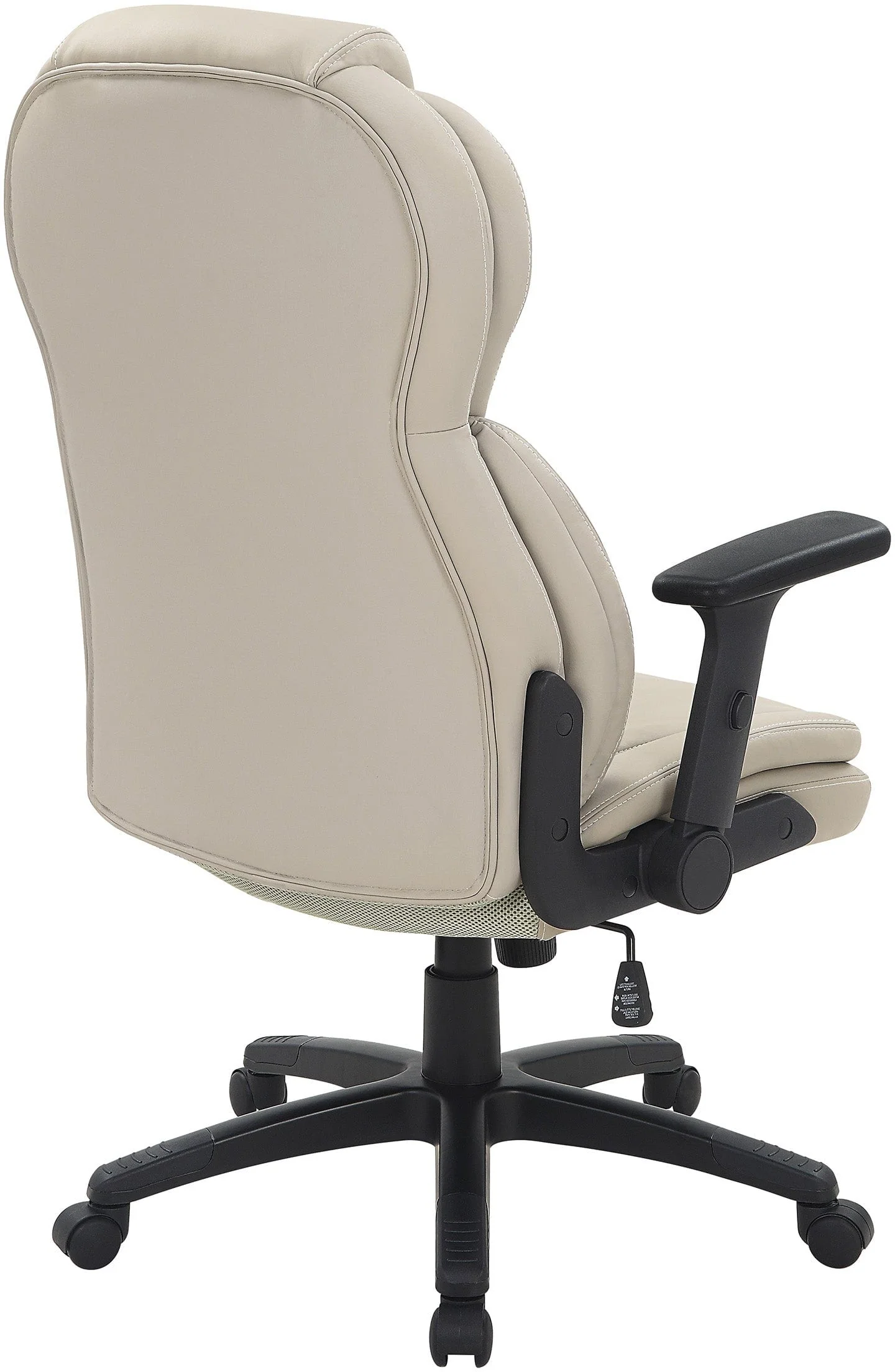 Office Star Exec Bonded Leather Office Chair with Height Adjustable Flip Arms [EC91150] - Image 12