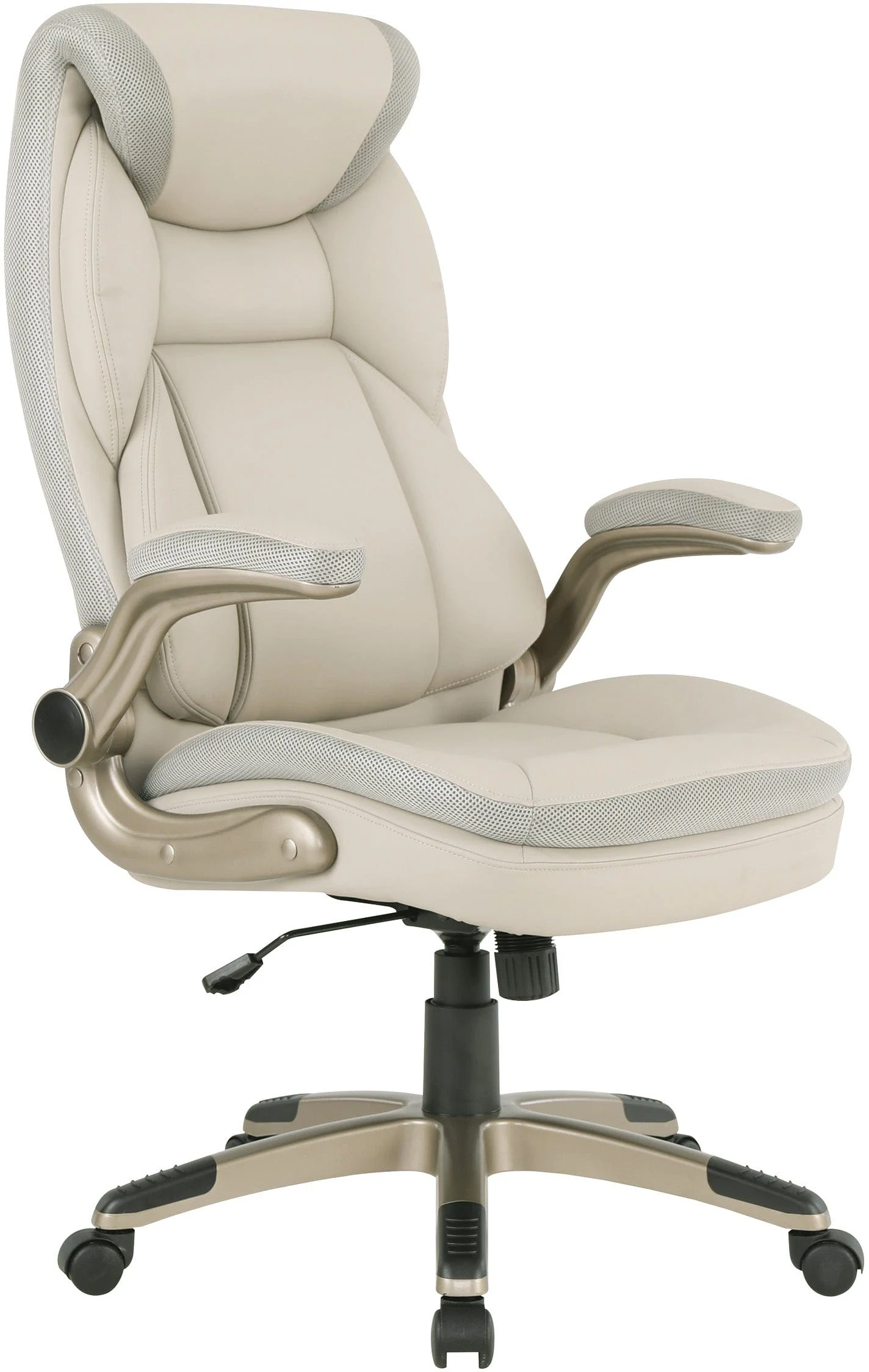 Office Star Exec Bonded Leather Office Chair with Nylon Base [ECH1705] - Image 3